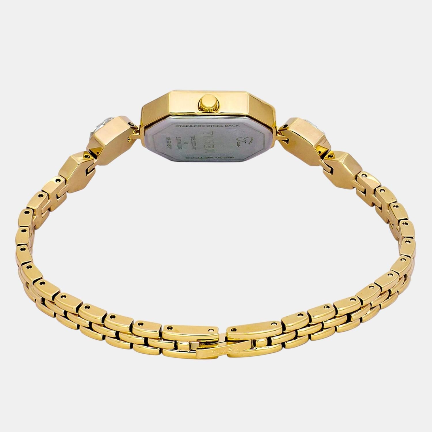Timex Fria Women Quartz Mother Of Pearl Dial Analog Brass Watch TWEL21100 - view 4