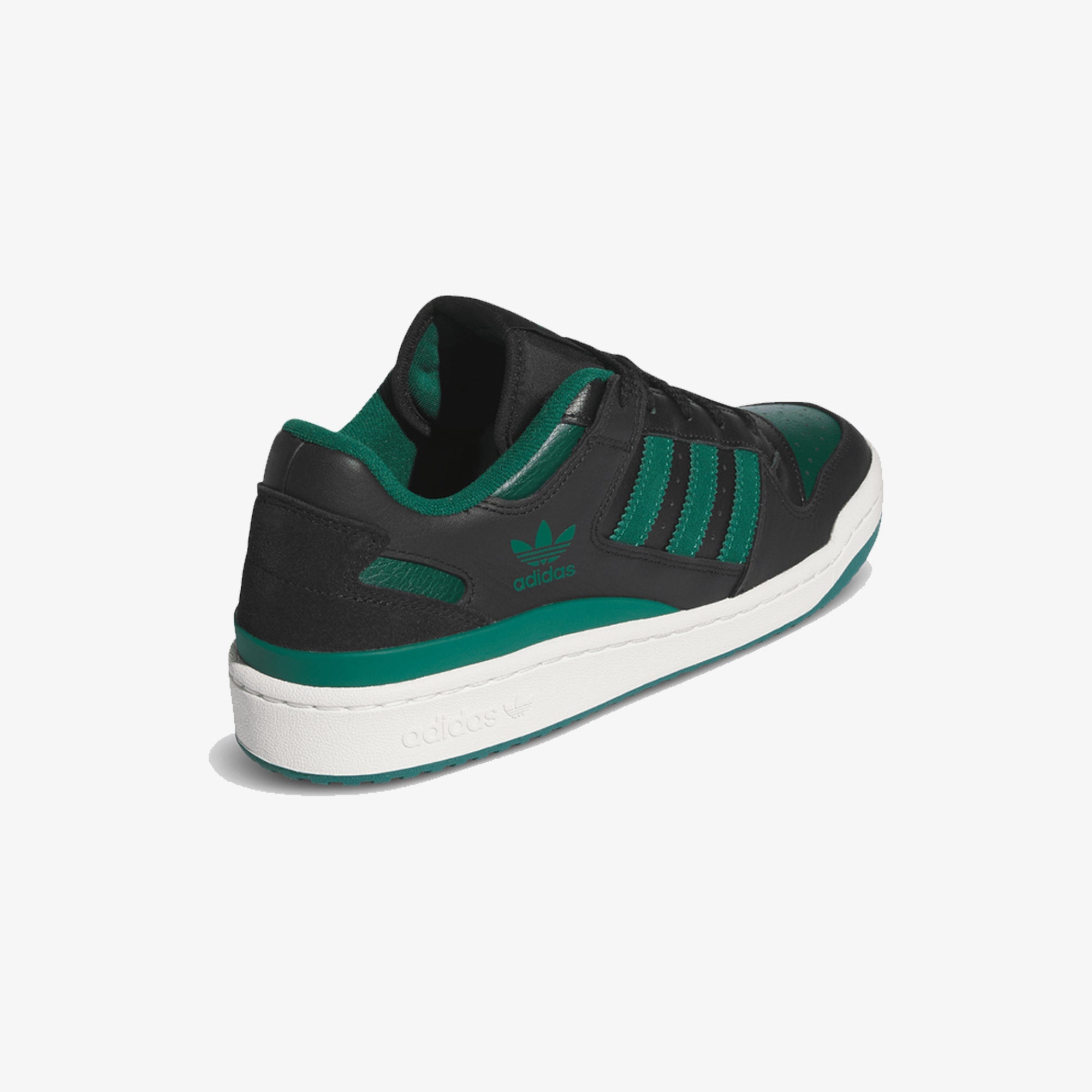 Adidas Originals | FORUM LOW CL { CORE BLACK/COLLEGIATE GREEN/CLOUD WHITE - view 2