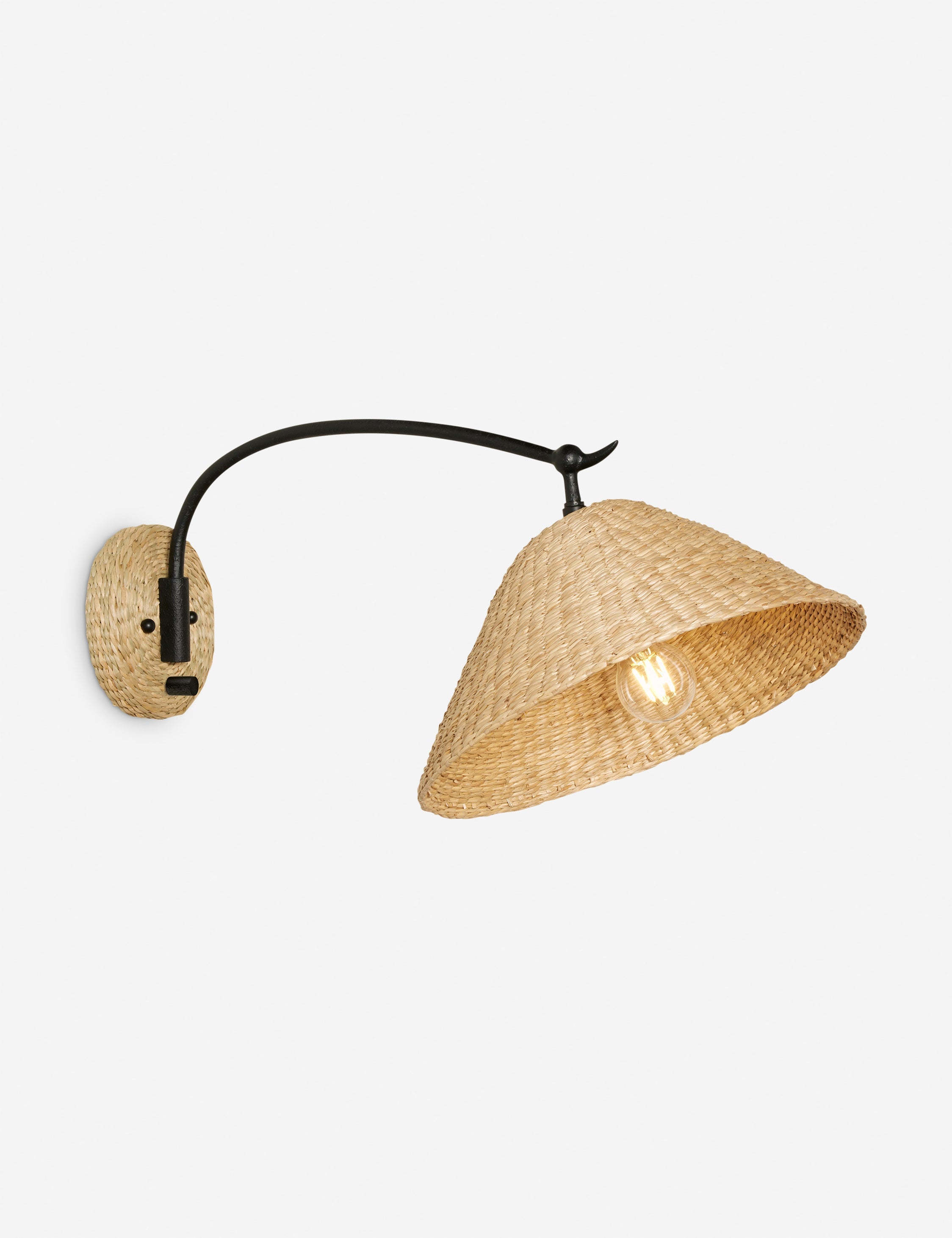 Lulu and Georgia Mansel Swing Arm Sconce – Natural - view 3