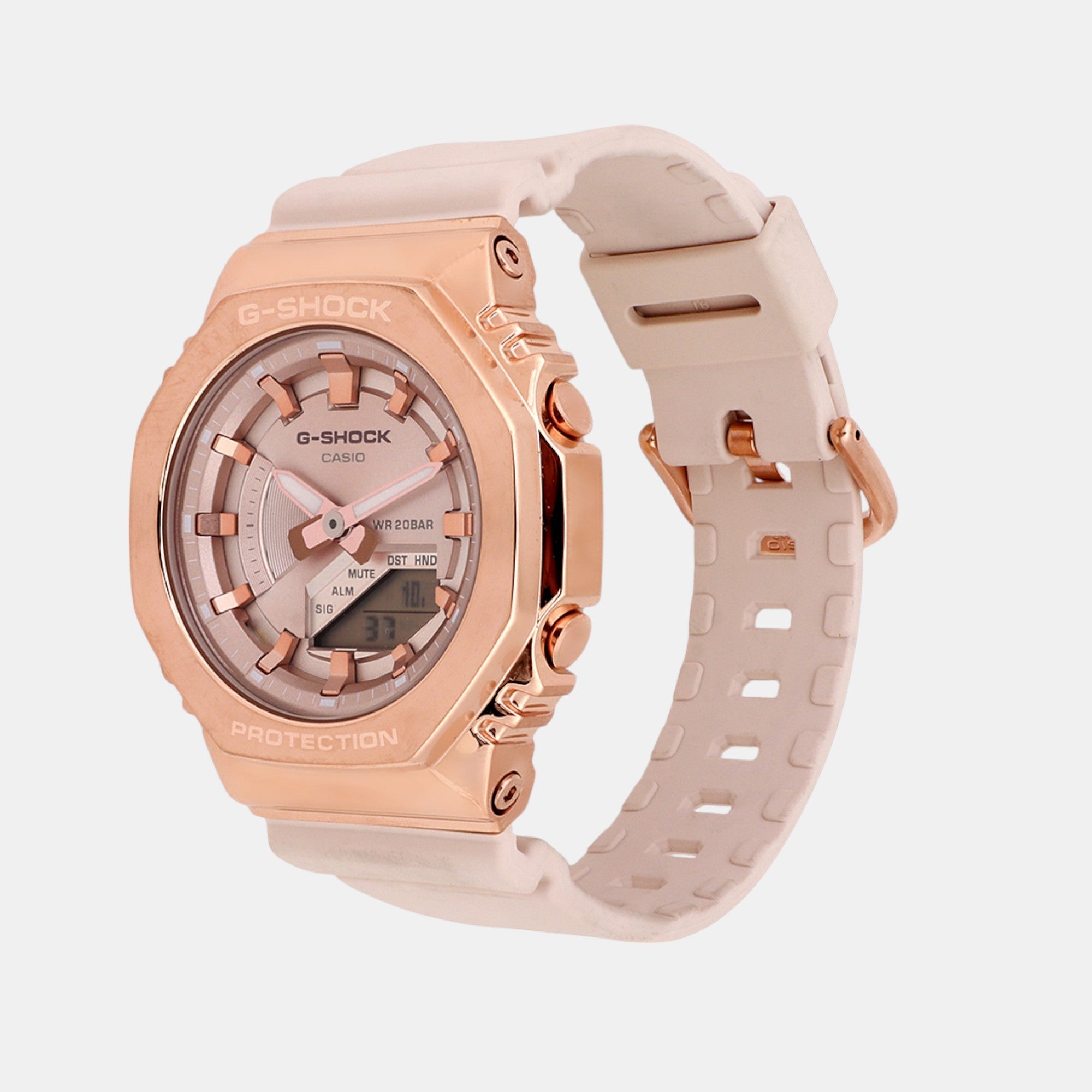 Casio G-Shock Women Quartz Rose Gold Dial Analog-Digital Resin Watch G1463 - view 2