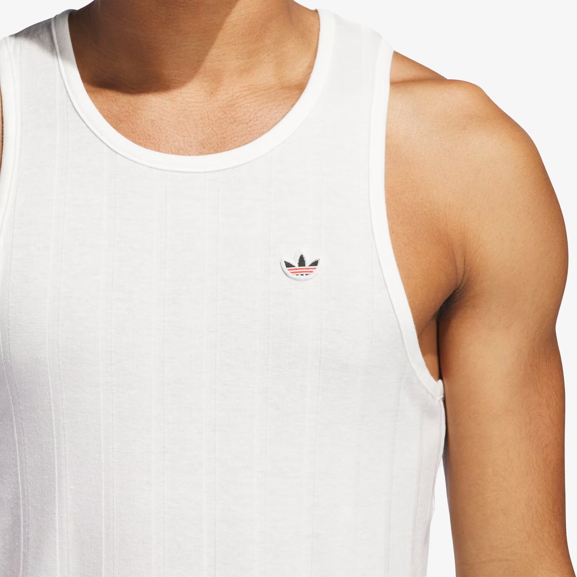 Adidas Originals | Clot Rib Tank By Edison Chen { Core White - view 3