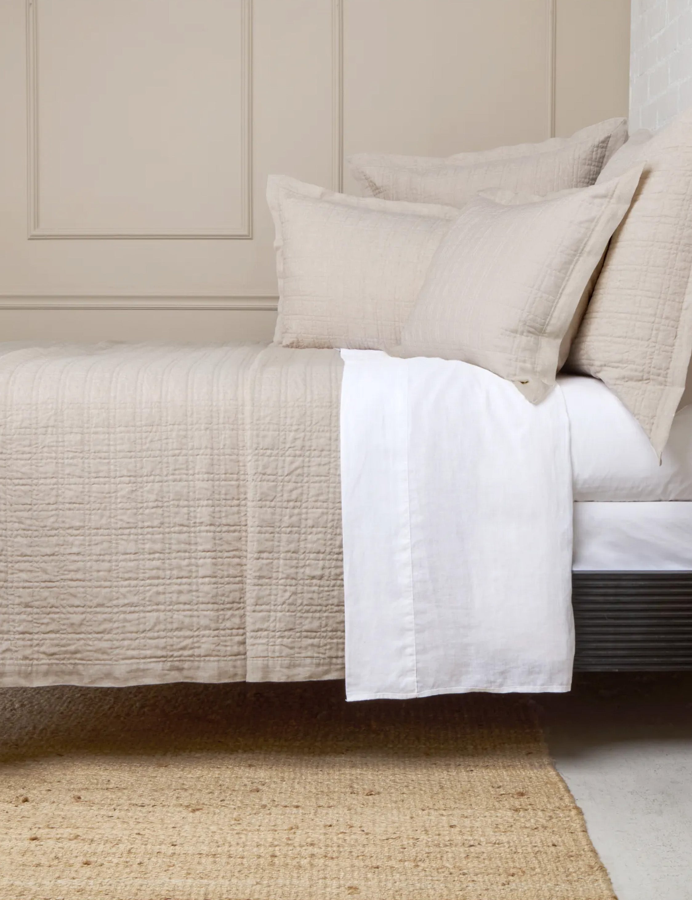 Lulu and Georgia Owen Linen Cotton Coverlet by Pom Pom at Home - view 13