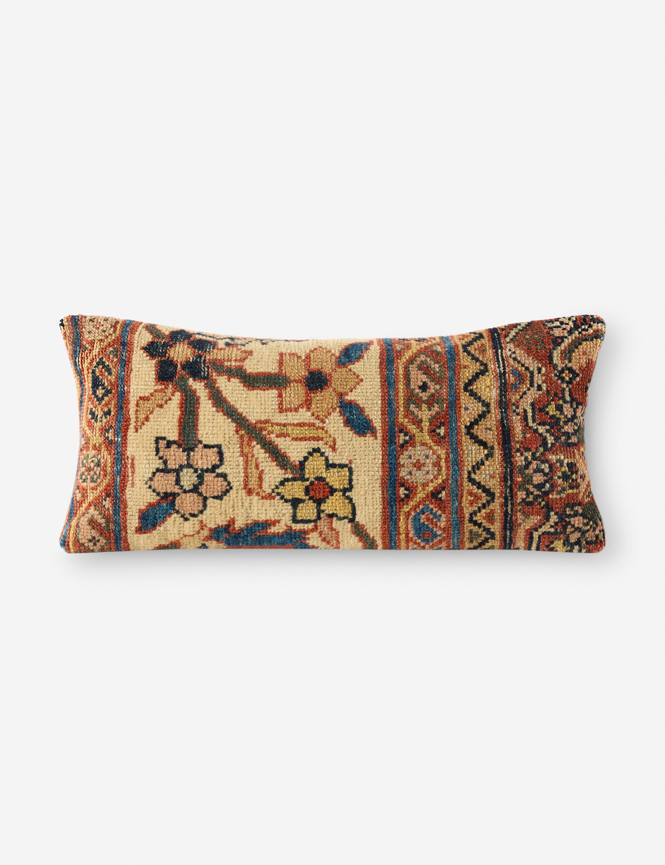 Lulu and Georgia Vintage Lumbar Pillow No. 305, 12" x 26"