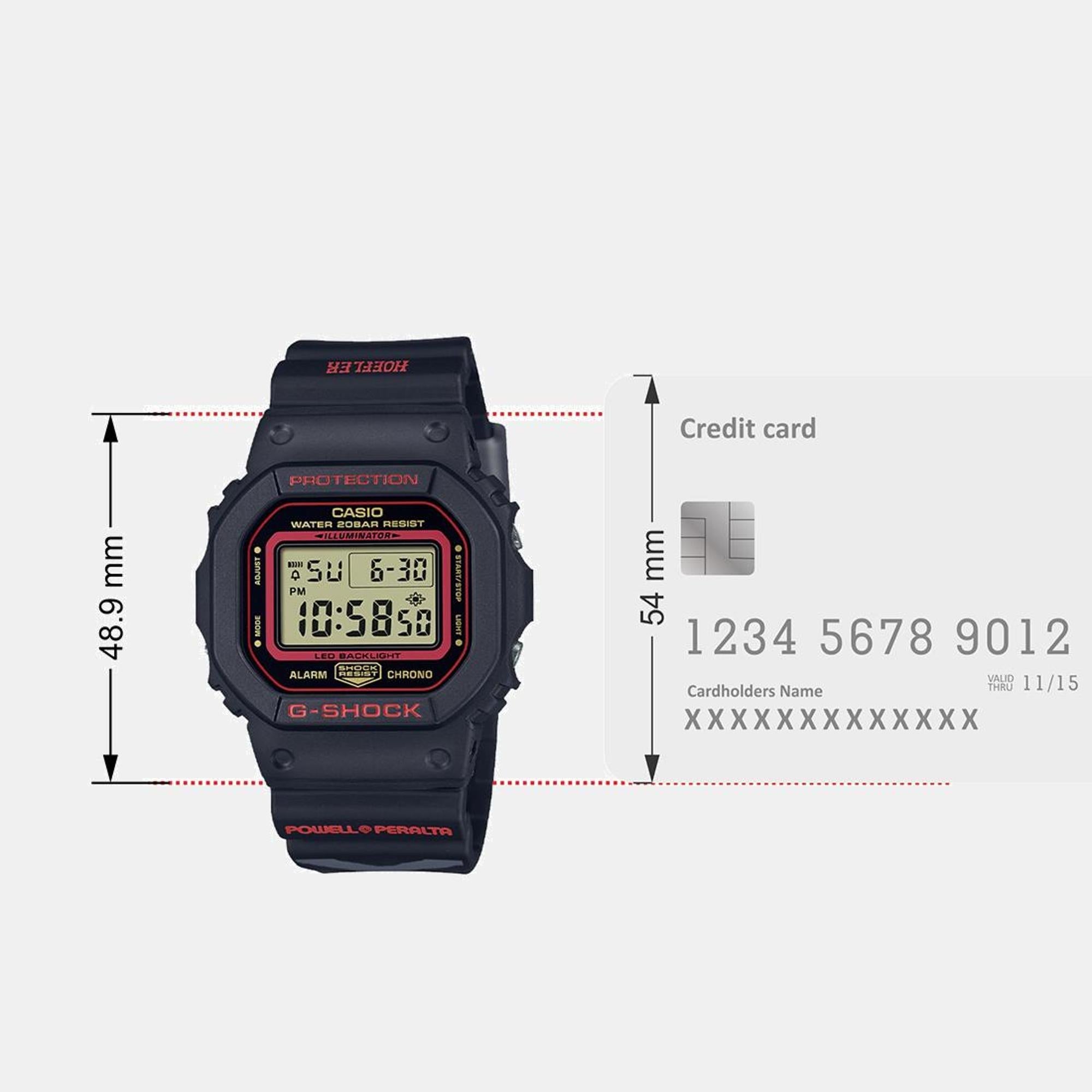 Casio G-Shock Men Quartz Black Dial Digital Resin Watch G1452 - view 8