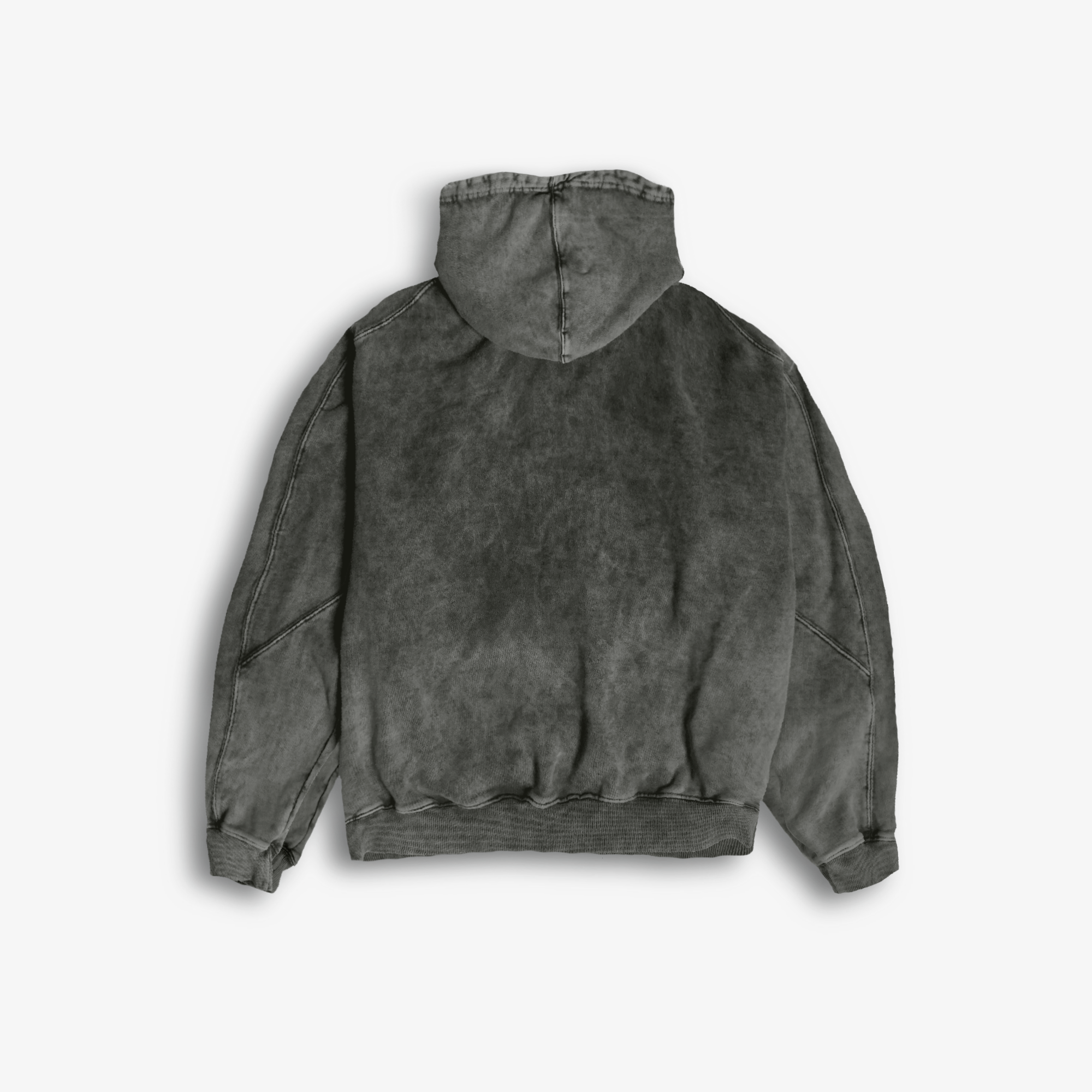 Superkicks | SIGNATURE FADE HOODIE { GREY OMBRE - view 2