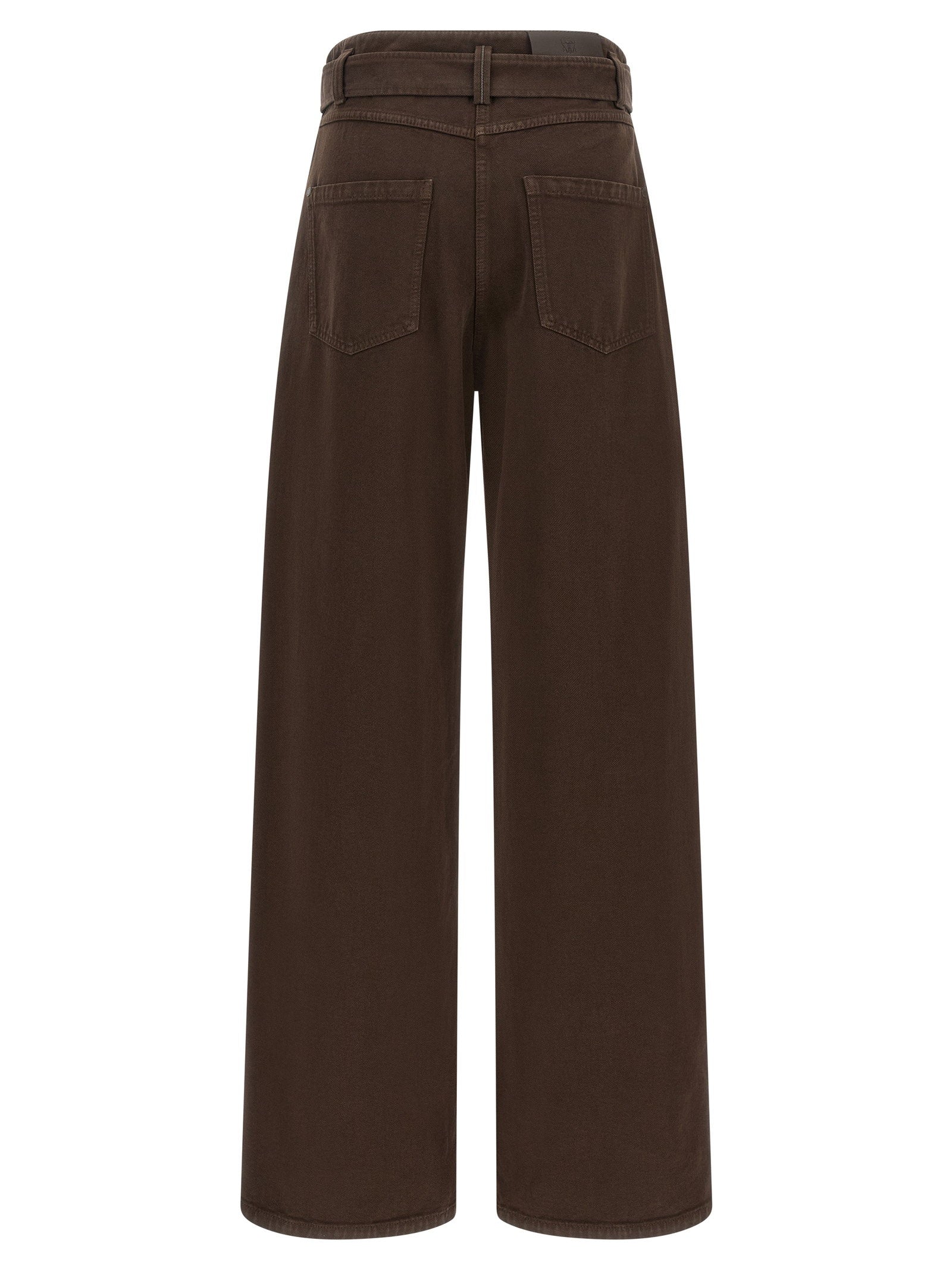 Brunello Cucinelli Belted Jeans – 100% cotton - view 2