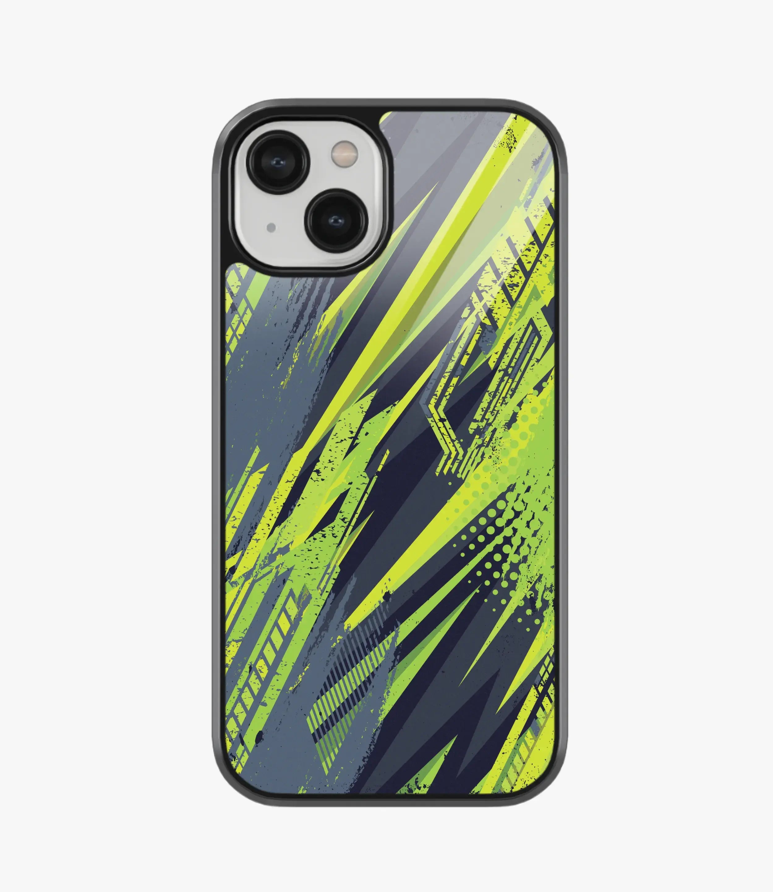 The Case Company Abstract Full Throttle Pattern Glass Case