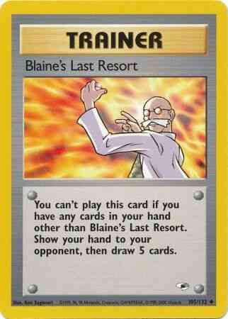 Unlimited gym1u-105 non-holo – Pokémon Blaine's Last Resort - 105/132 - Uncommon - Unlimited [gym1U-105] [Non-Holo]