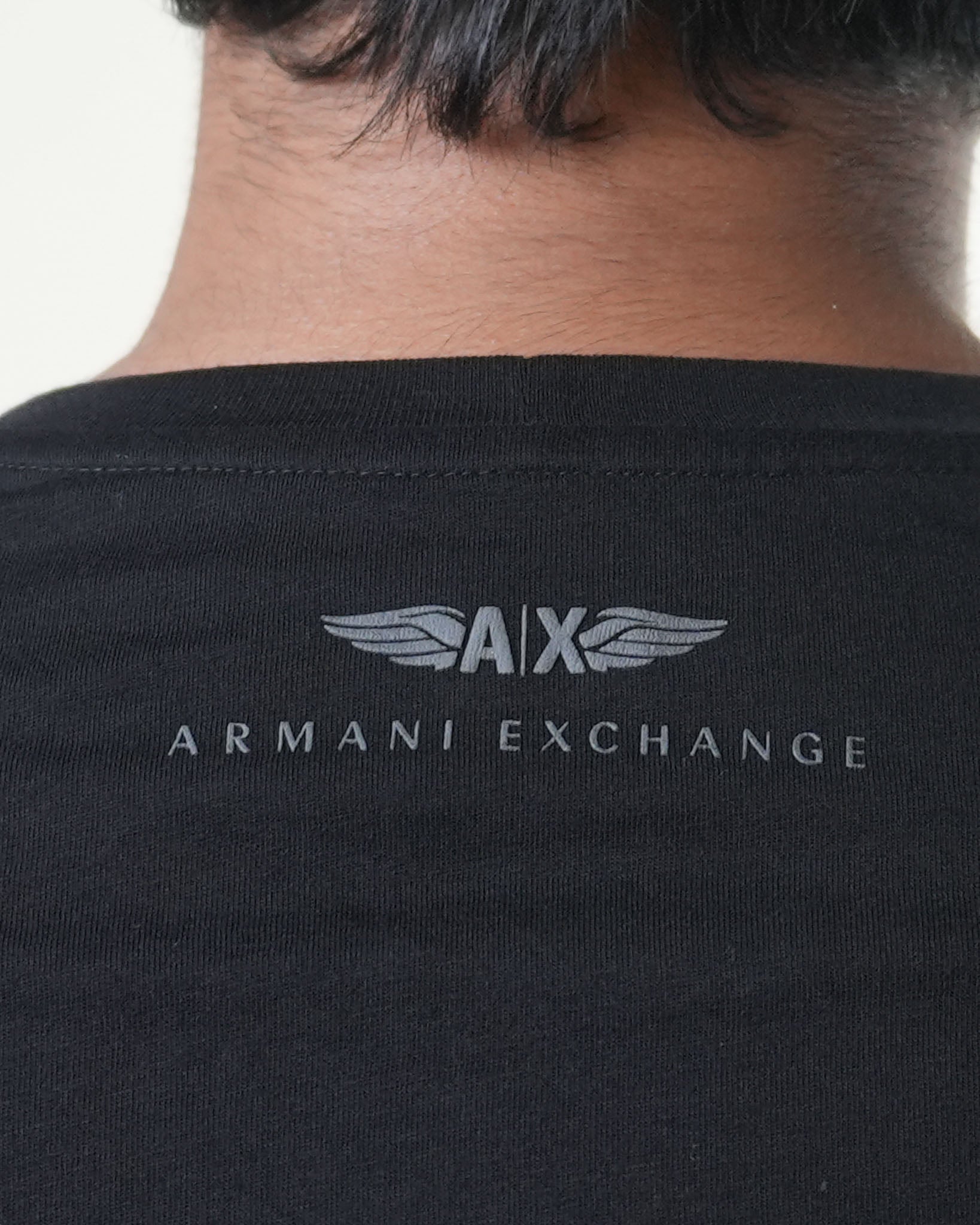 Armani Exchange Eagle Print Black Tshirt - view 4