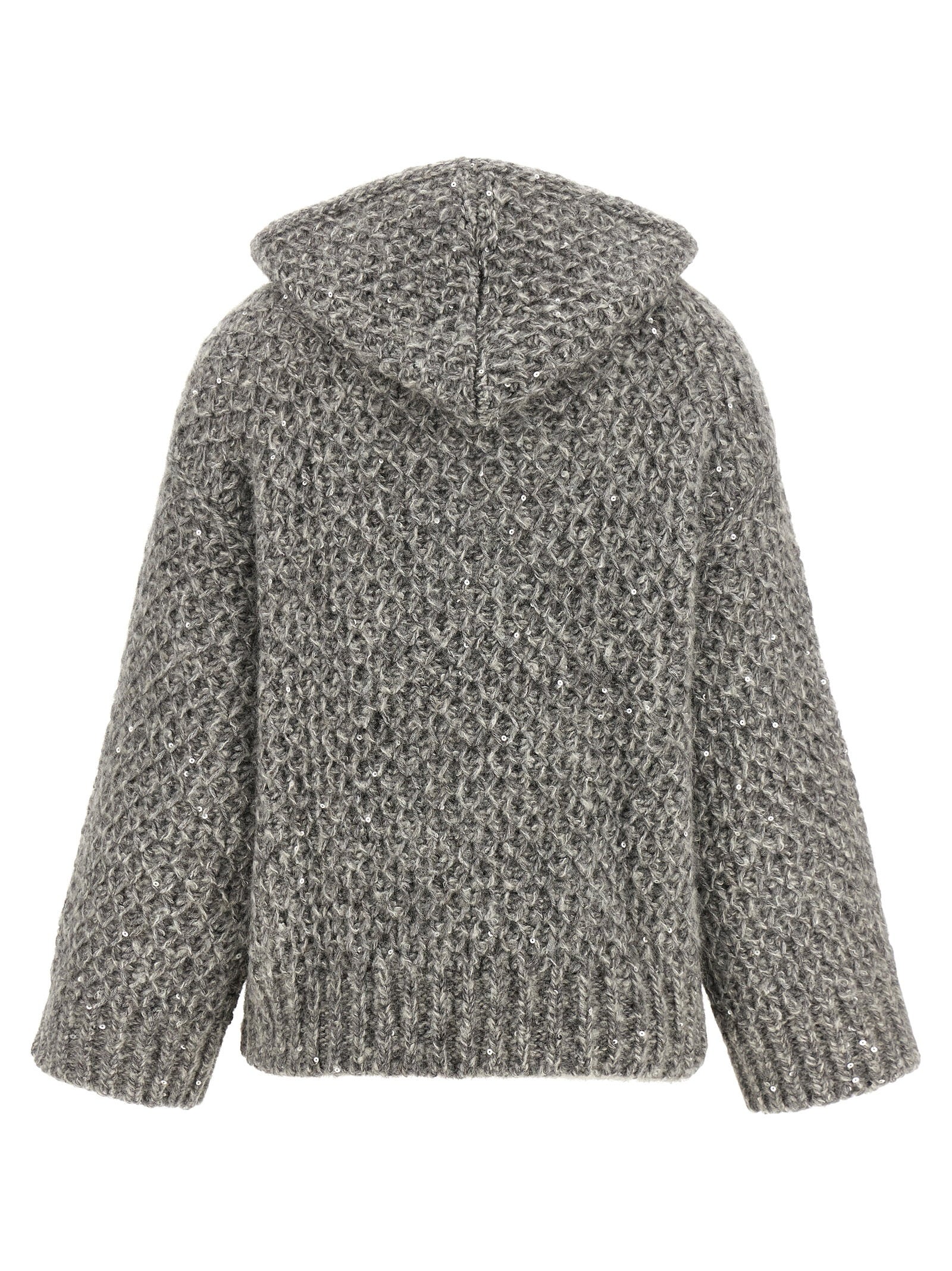 Peserico Zipped Hooded Cardigan - view 2