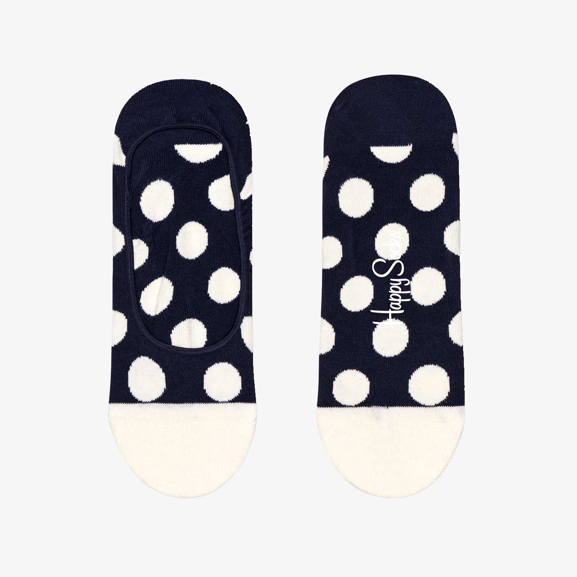 Happy Socks | BIG DOT LINER SOCK { BLACK/WHITE