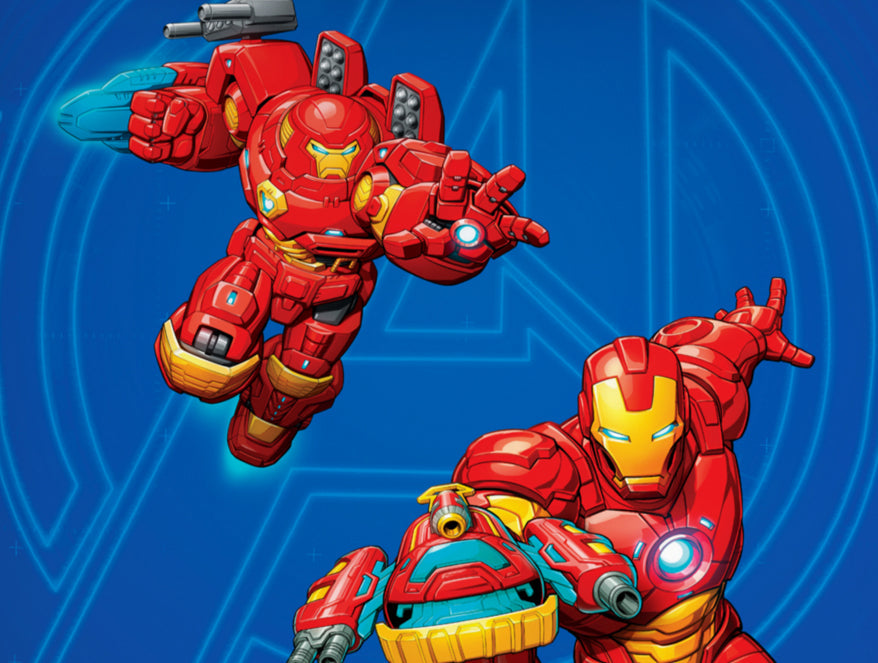 Spaces India Character Indigo Bunting - Blue 100% Cotton Single Bedsheet - Marvel Iron Man By Spaces - view 6