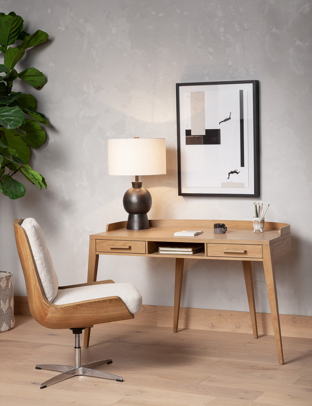 Lulu and Georgia Drake Desk – Oak - view 2