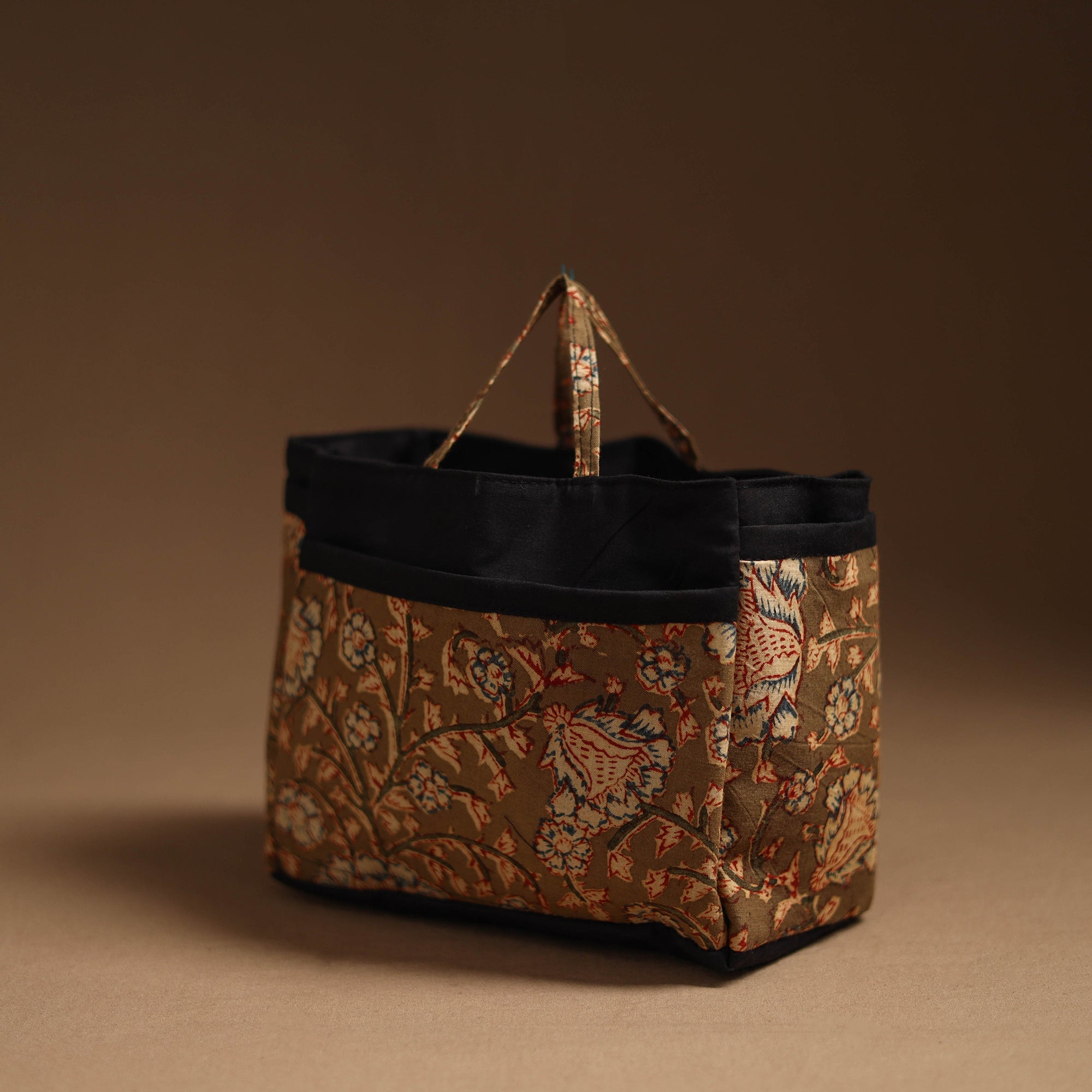 NOORI BAZAR Brown - Handcrafted Cotton Cosmetic/Toiletry Bag 05 - view 2