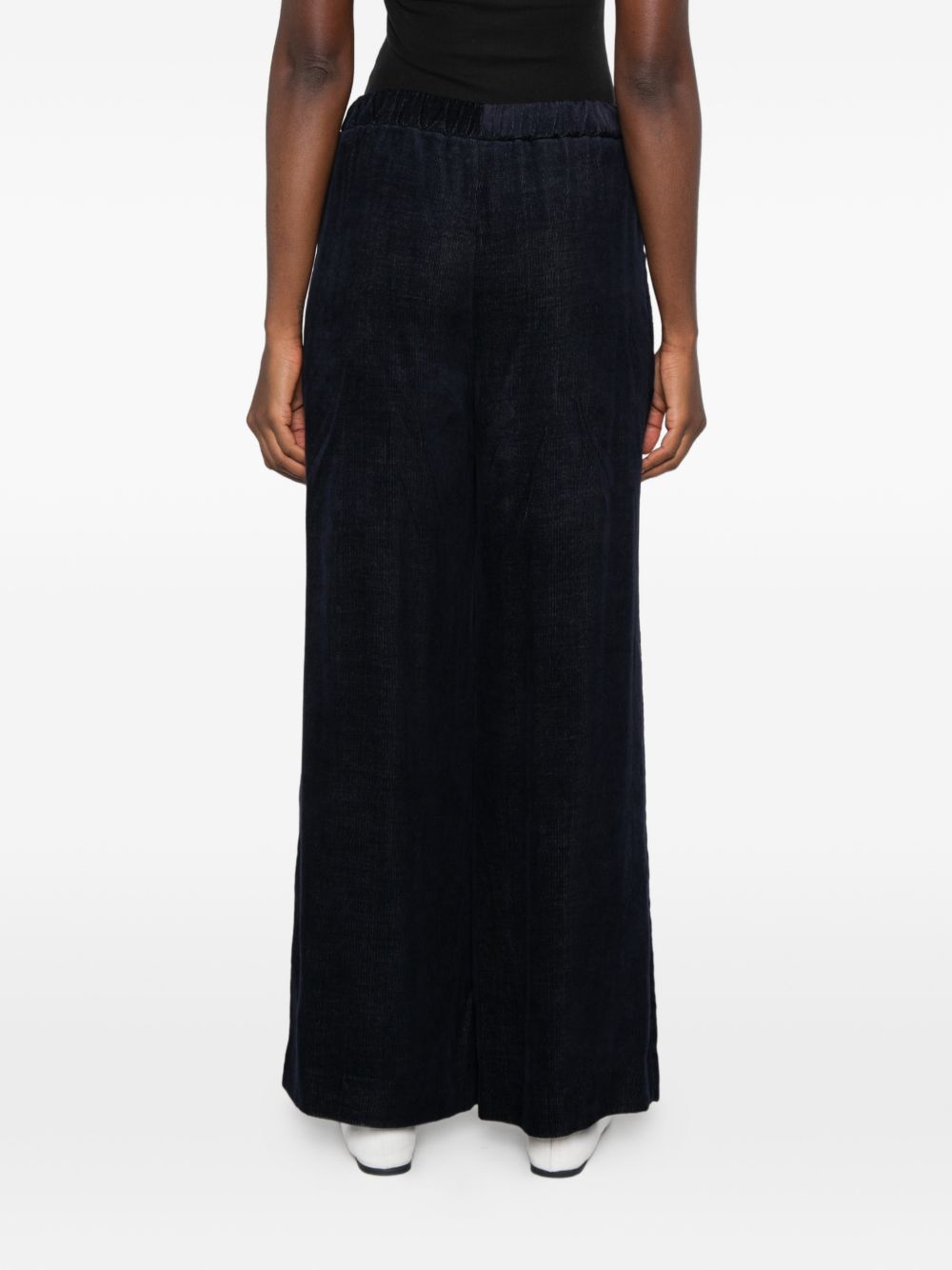 VIA MASINI 80 Trousers NAVY – Viscose 100% - view 5