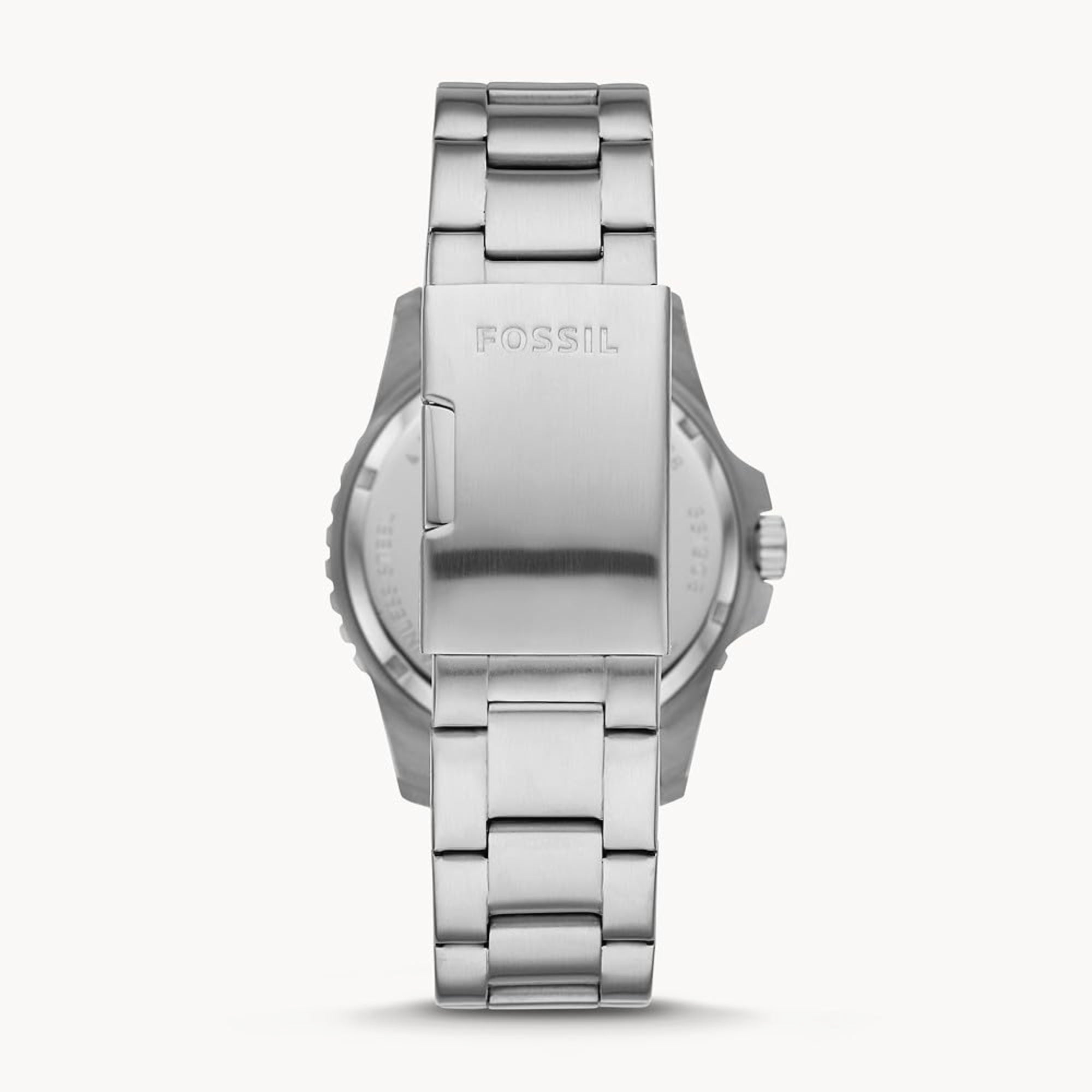 Fossil Fb-01 Men Quartz Blue Dial Analog Stainless Steel Watch FS5969SET - view 2