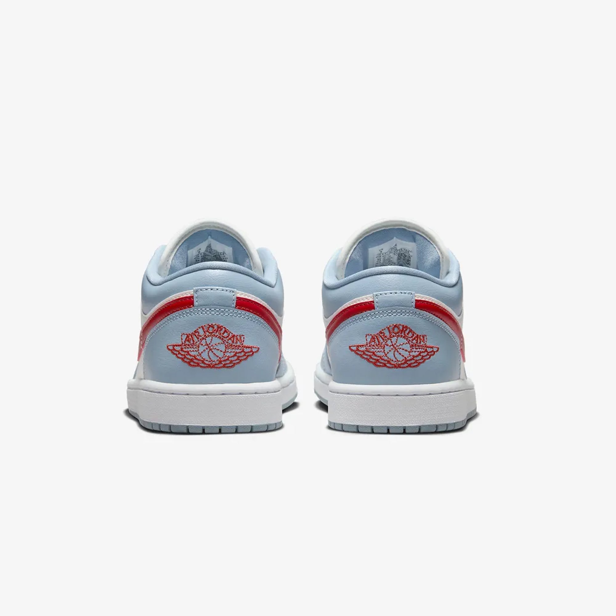 Jordan | AIR JORDAN 1 LOW { SAIL/DUNE RED-BLUE GREY-WHITE - view 2