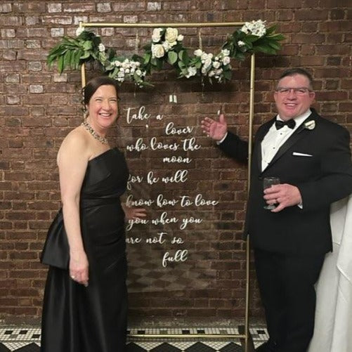 fiftyflowers.com Vintage Forest Green and White Wedding - view 2