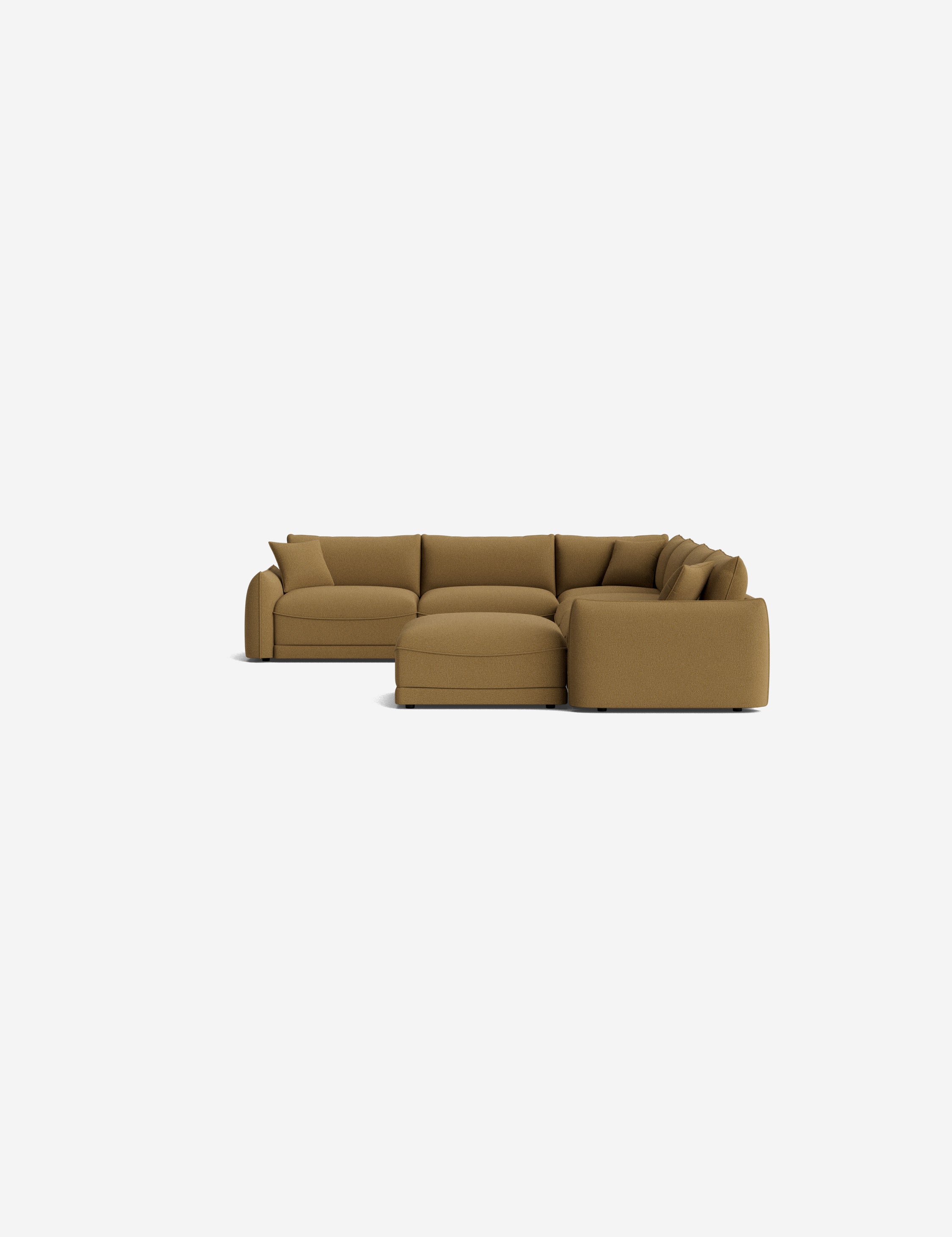 Lulu and Georgia Balmer Modular Corner Sectional Sofa With Ottoman - view 125