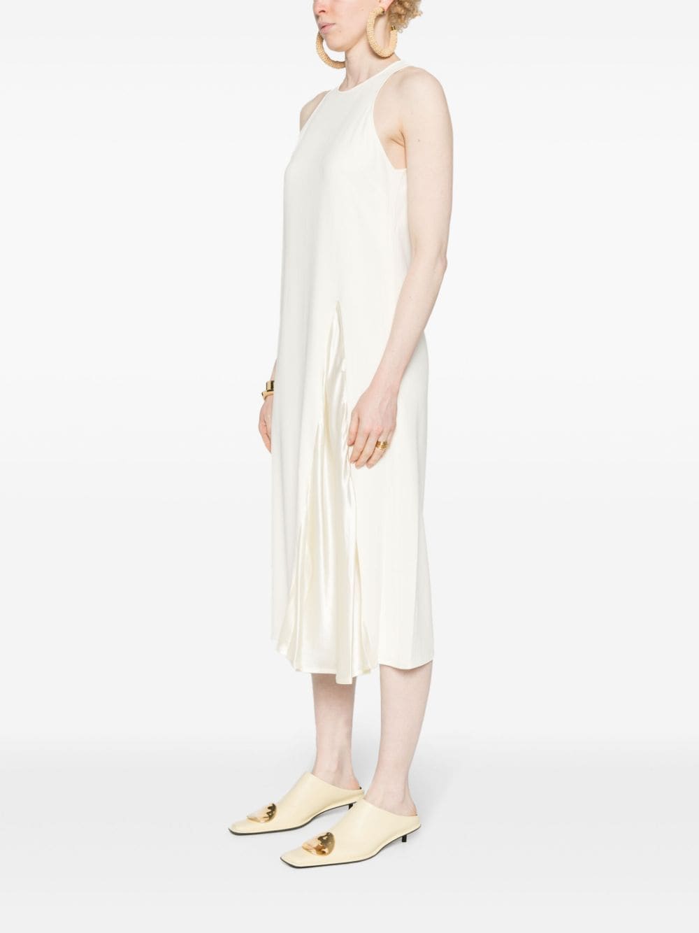 Erika Cavallini Semi-Couture Sleeveless midi dress - view 4