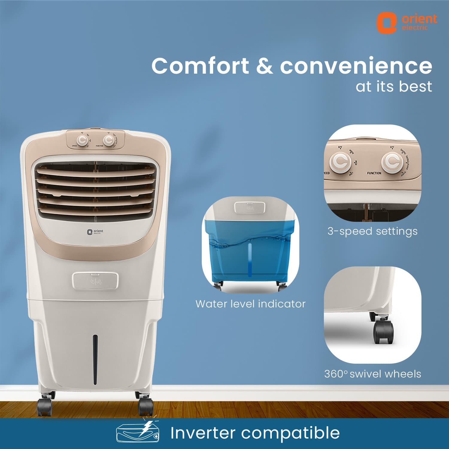 orientelectric Premia Personal Air Cooler – Beige - view 15