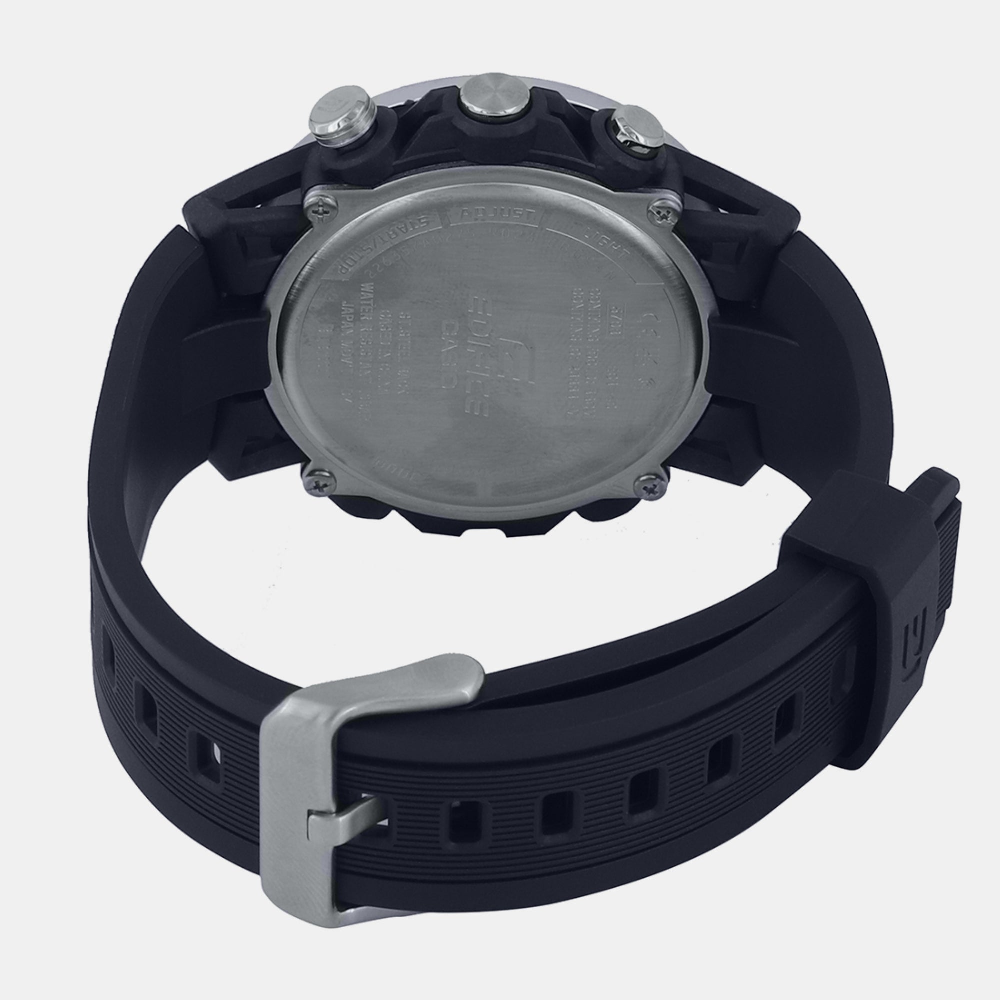 Casio Edifice Men Quartz Black Dial Analog-Digital Resin Watch ED578 - view 4