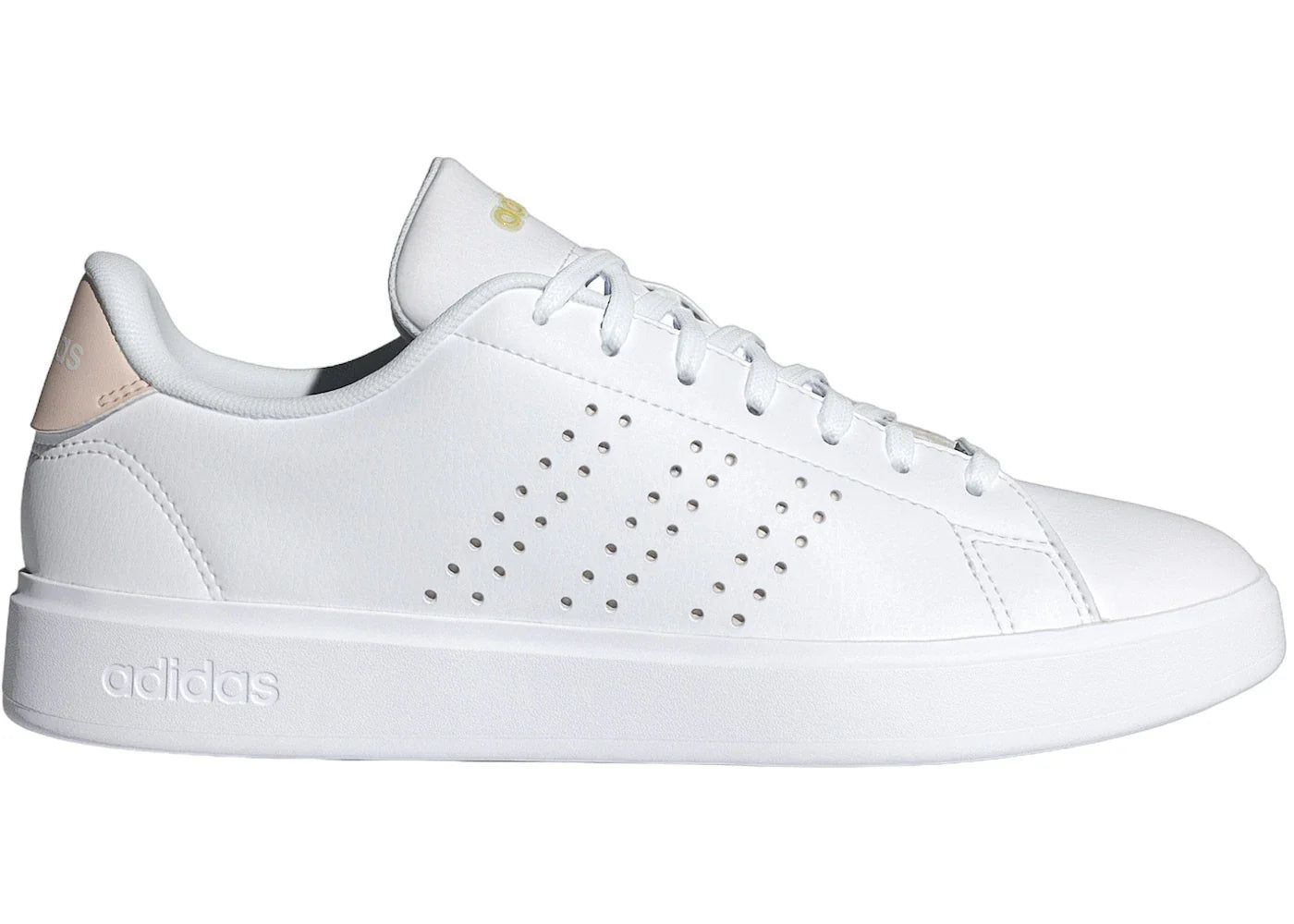 adidas Advantage 2.0 Cloud White Putty Mauve Gold Metallic (Women's) - view 2