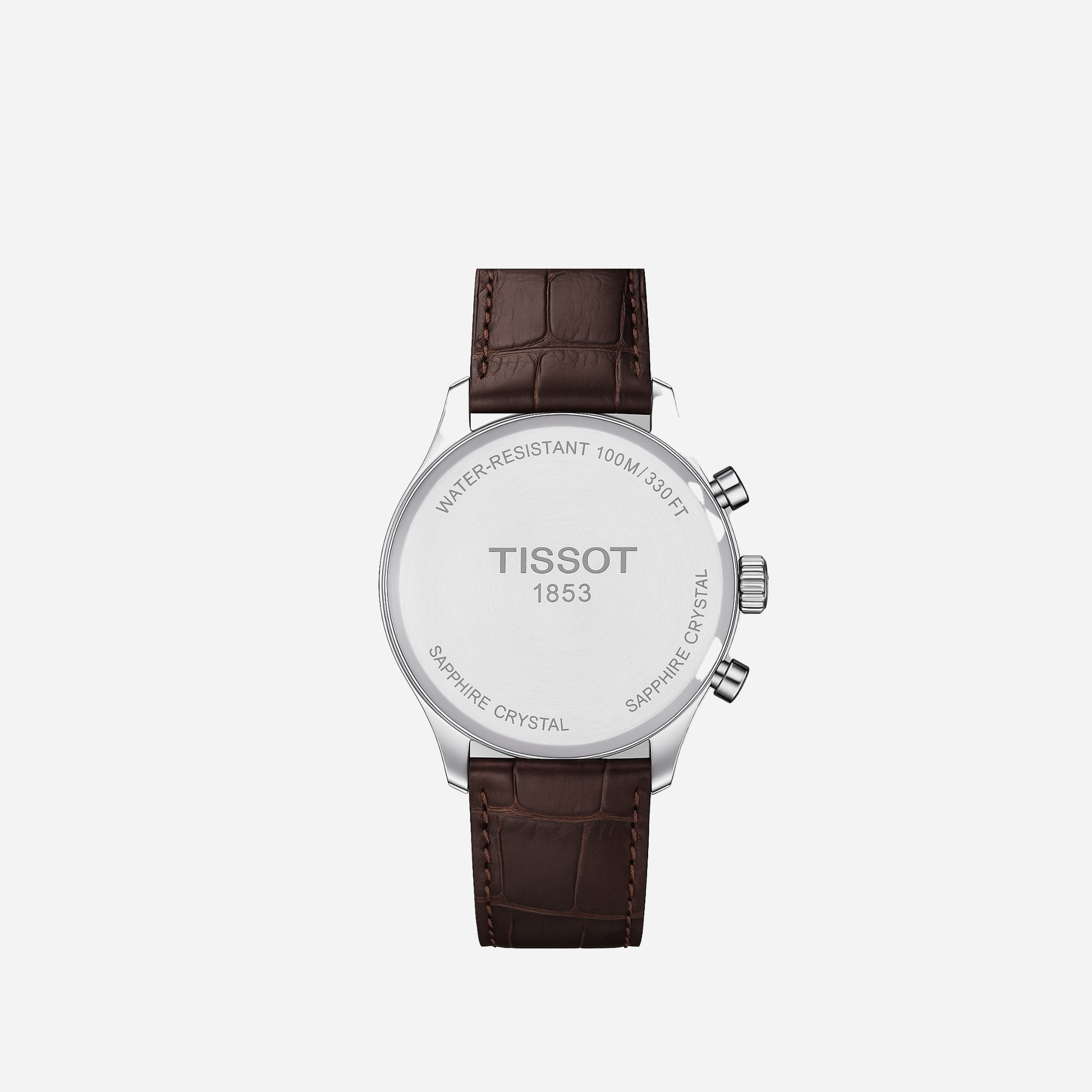 Tissot Chrono XL Vintage Blue Dial Brown Leather Strap 45mm - view 2