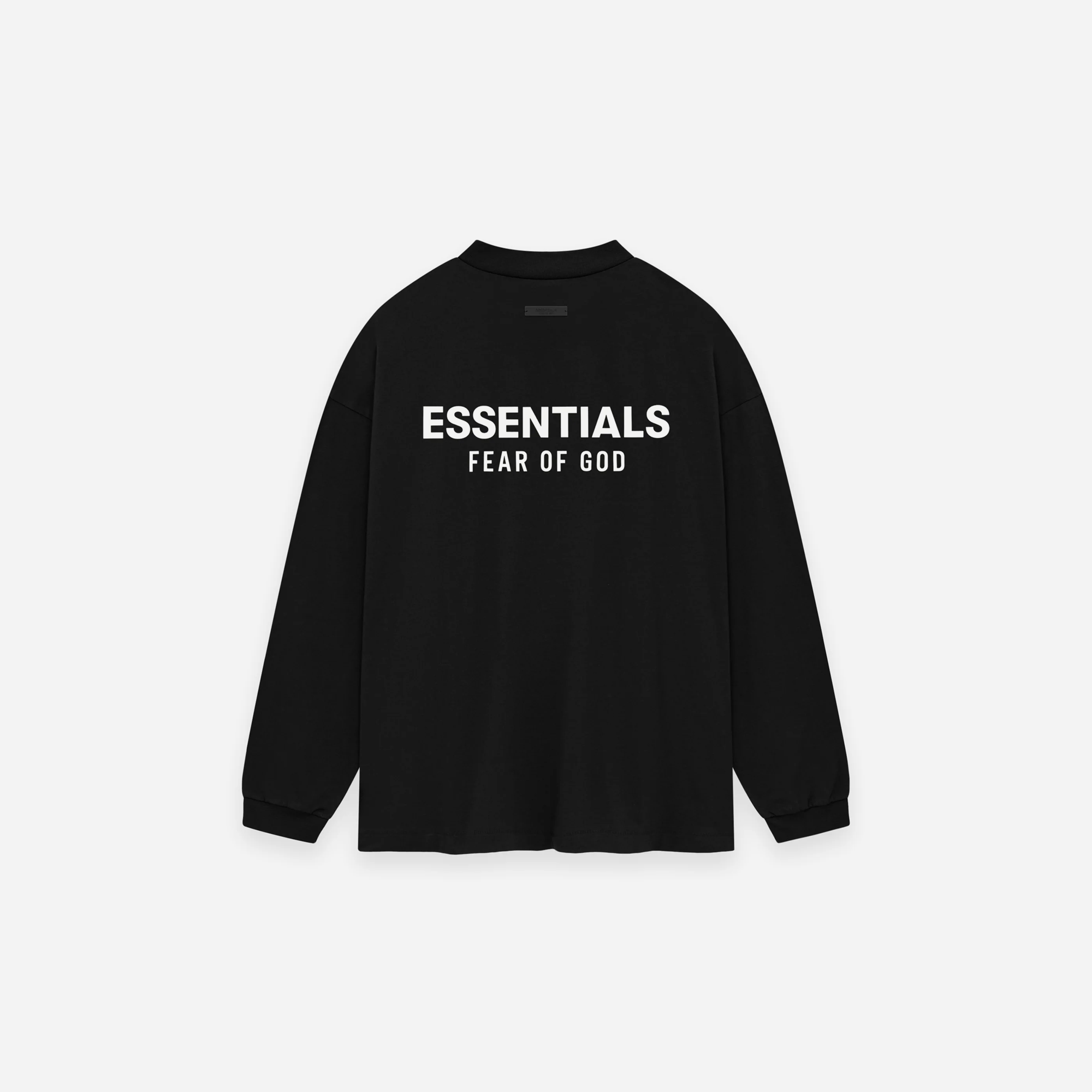 Fear Of God Essentials SS25 Jersey Long Sleeve T-Shirt Black - view 2