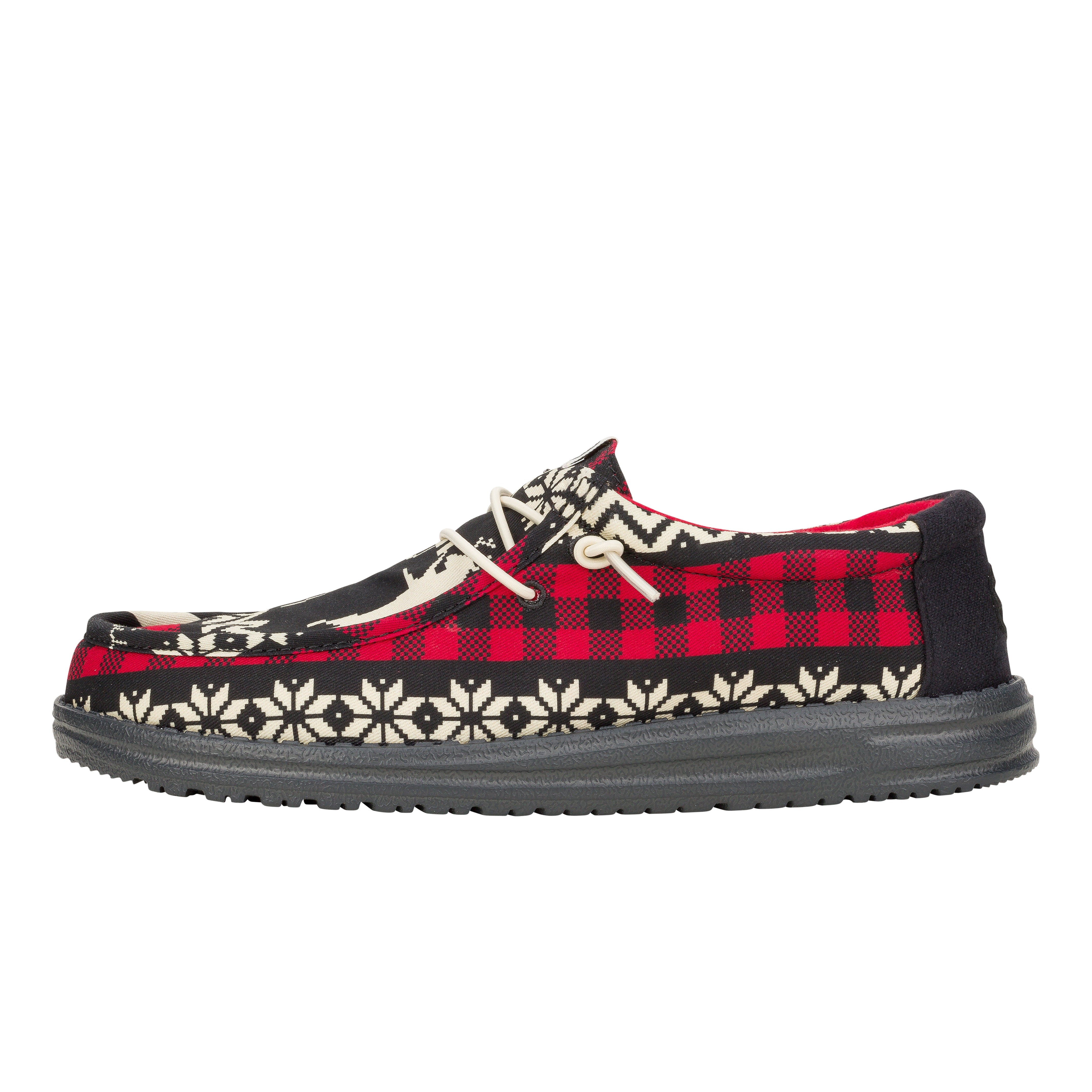 HEYDUDE shoes Wally Holiday Cheers - Holiday Black/Multi