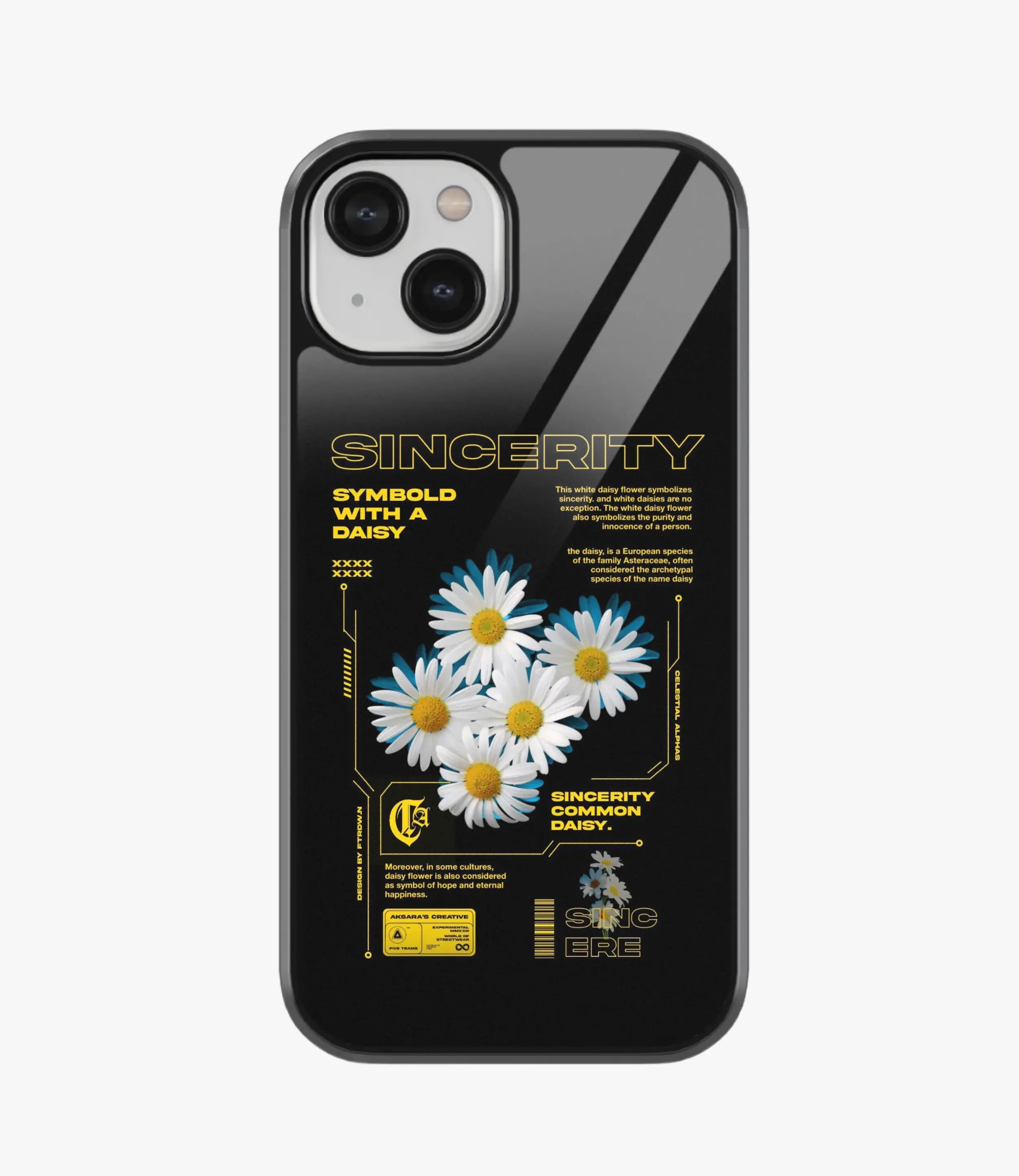 The Case Company Sincerity Symbol Glass Phone Case