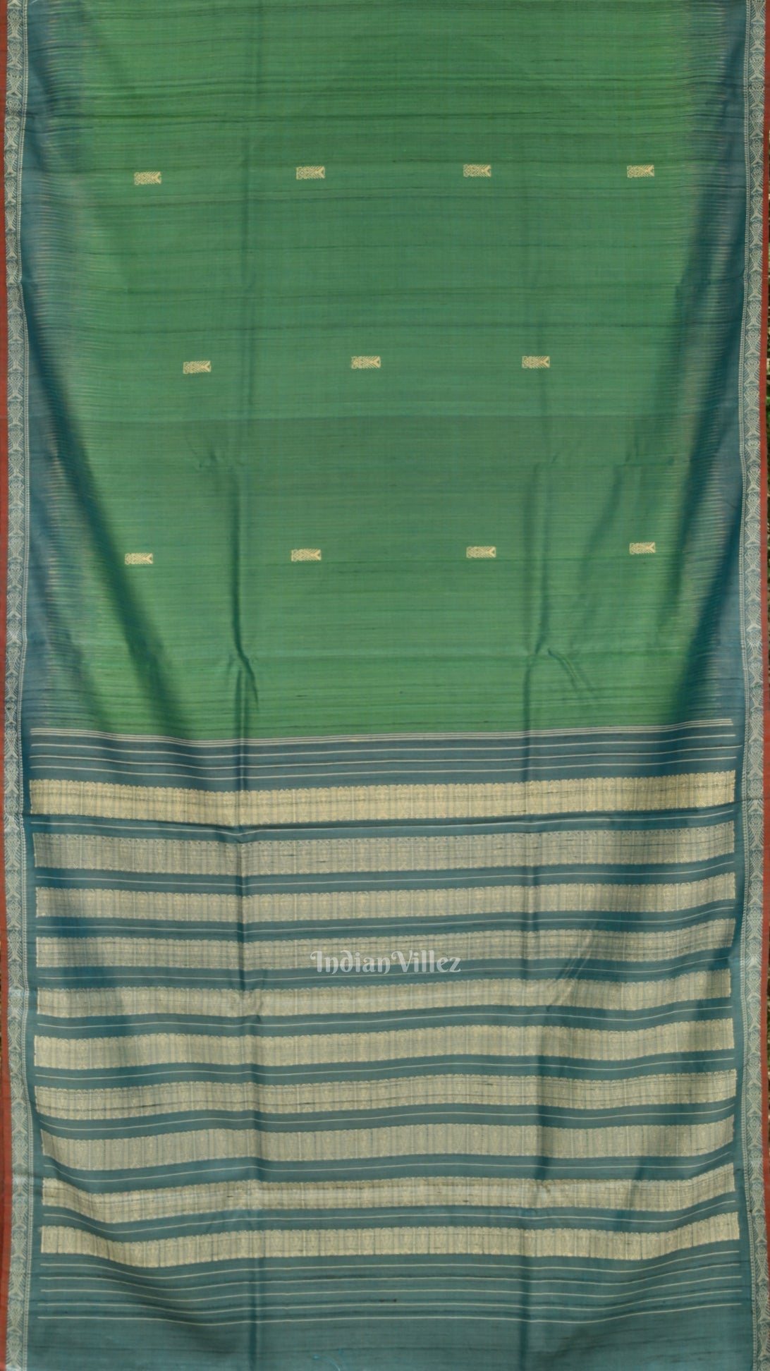 IndianVillèz Light Blue Gopalpur Tussar Silk Saree