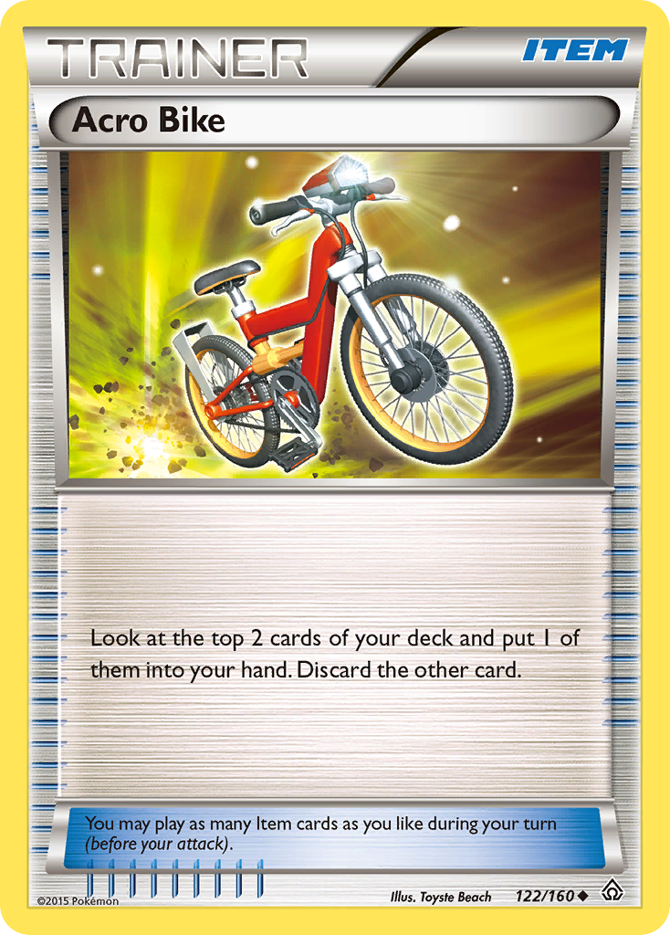 Uncommon xy5-122 non-holo – Pokémon Acro Bike - 122/160 - Uncommon [xy5-122] [Non-Holo] - Acro Bike - 122/160 - Uncommon