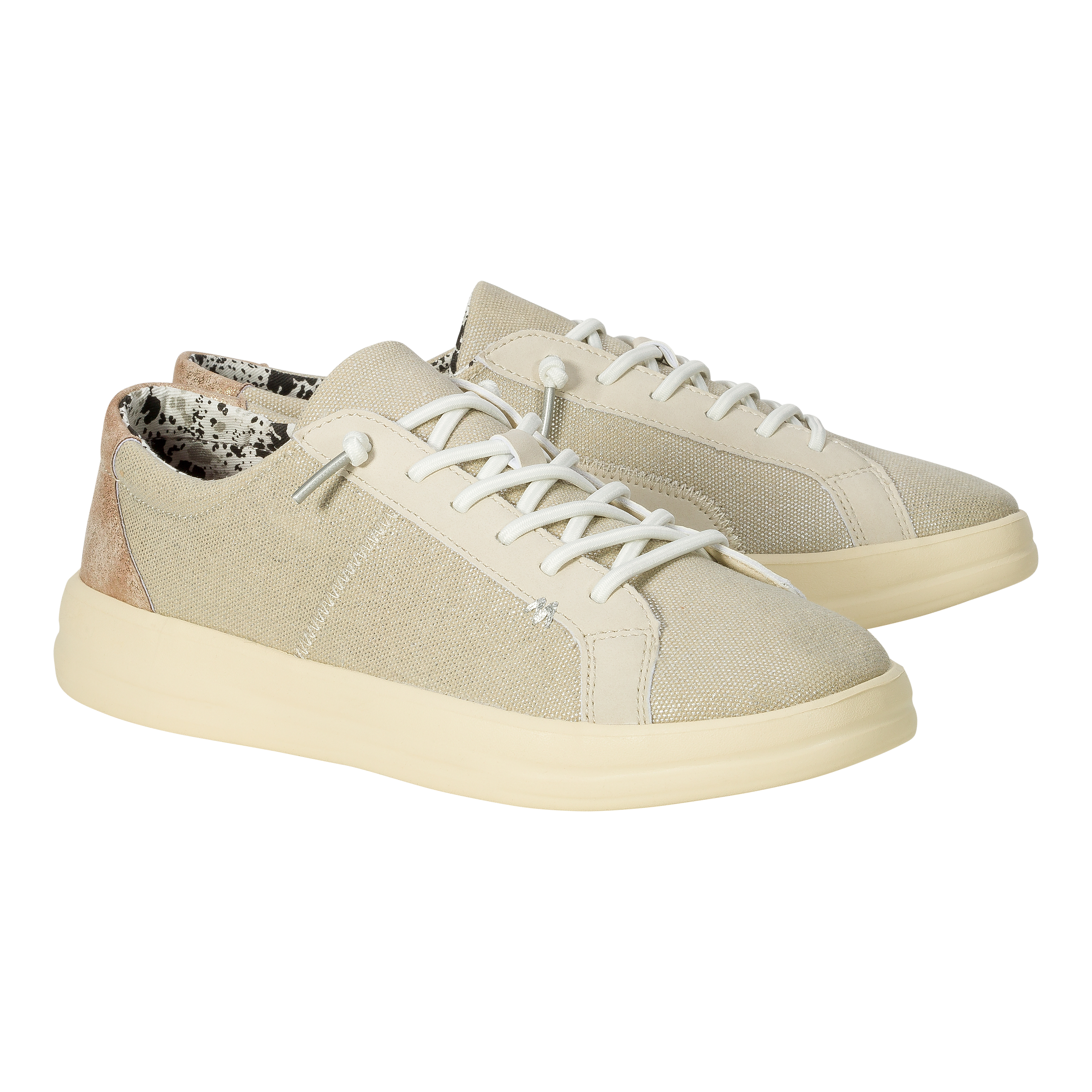 HEYDUDE shoes Karina Shimmer - Platinum – Women's - view 2