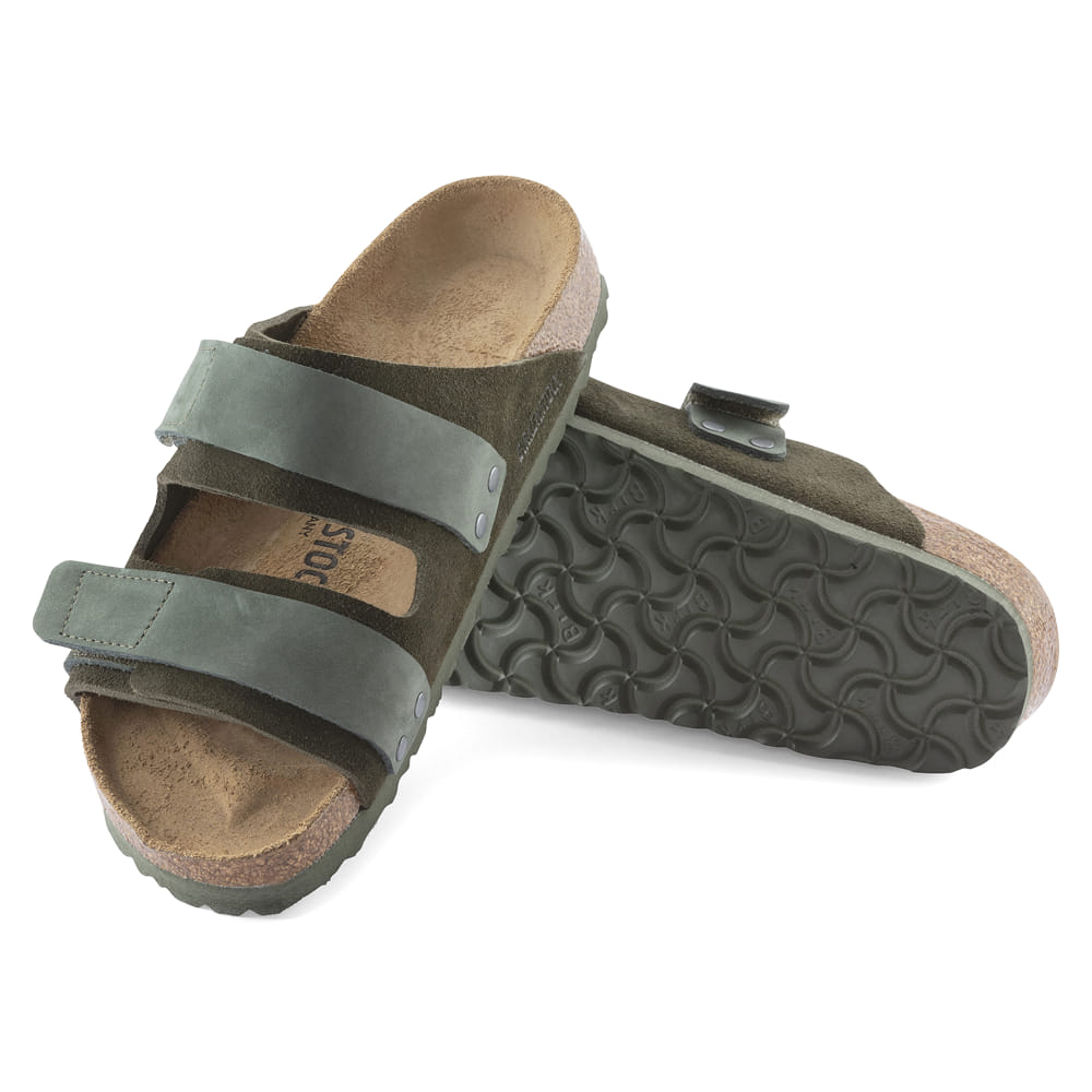 Birkenstock Uji Nubuck Suede Leather – Green Green/Thyme