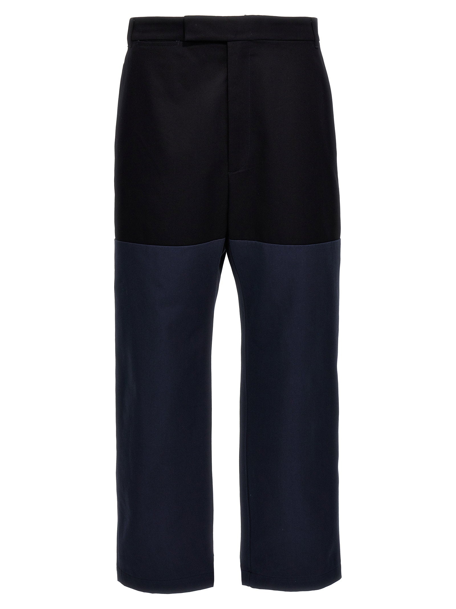 Thom Browne Unconstructed Combo Pants – 100% cotton