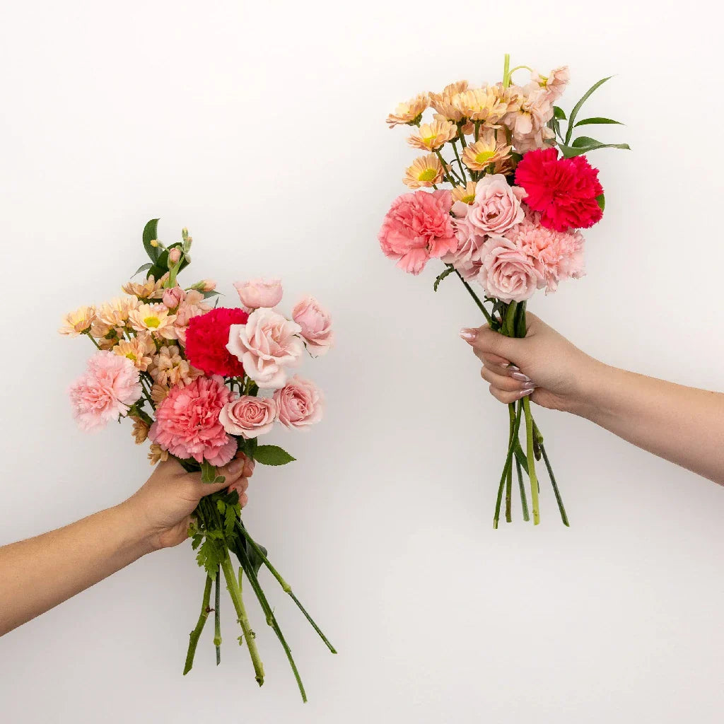 FiftyFlowers Shades of Pink Bouquet Bar Flower Kit