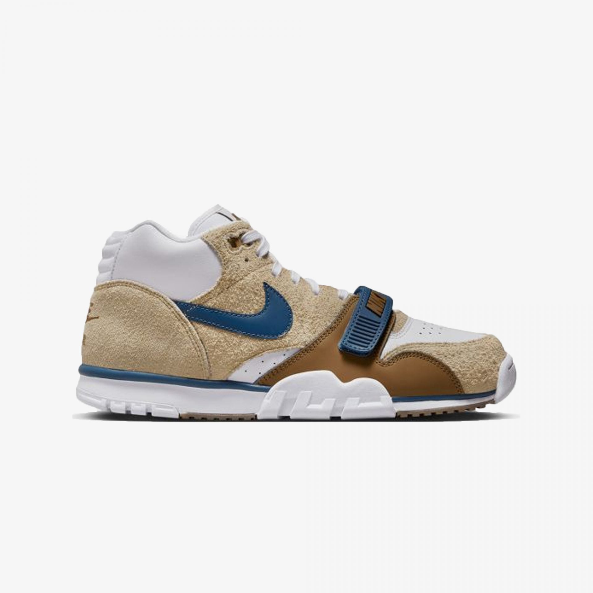 Nike | AIR TRAINER 1 { LIMESTONE/BLUE - view 6