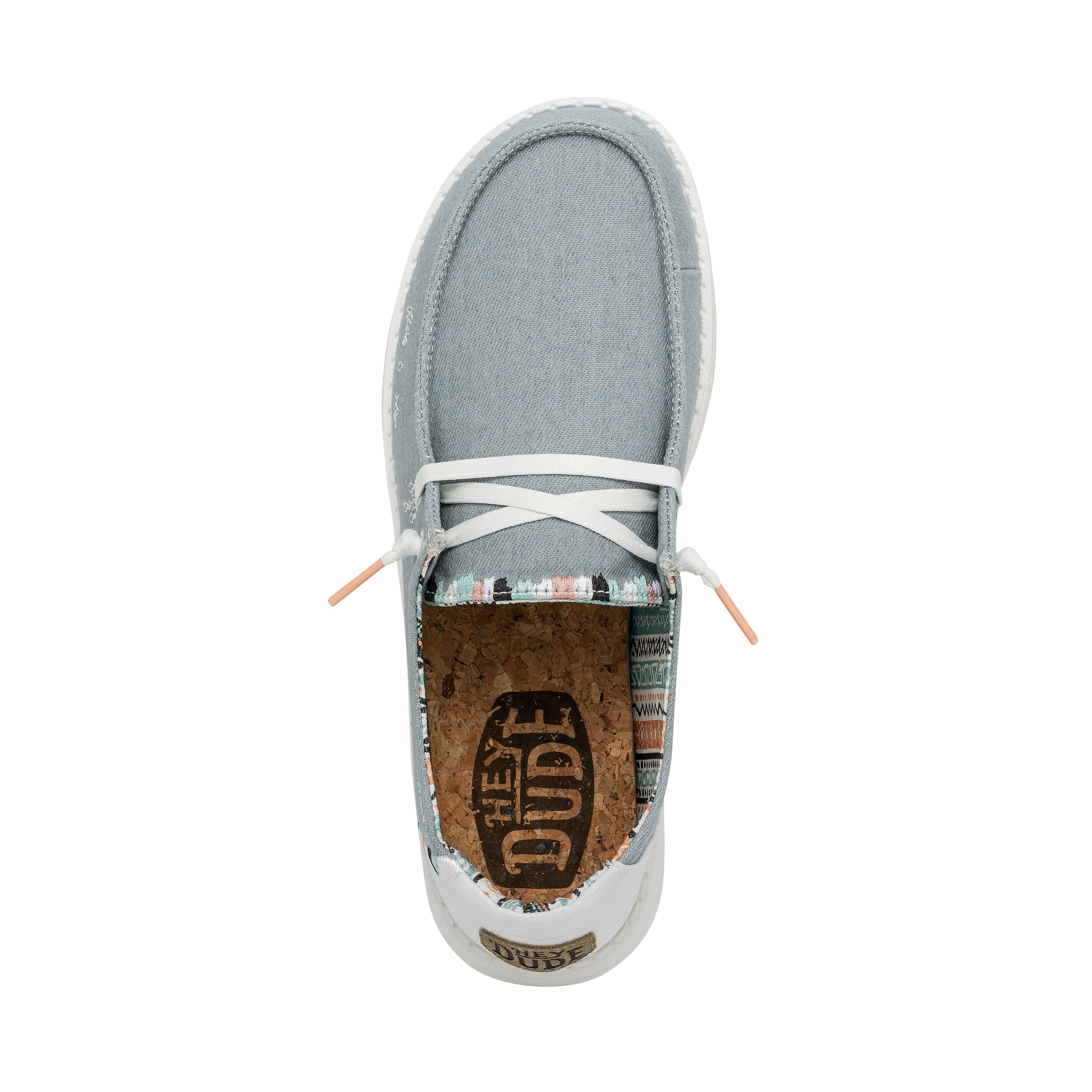 HEYDUDE shoes Wendy Boho - Light Denim – Women's - view 6