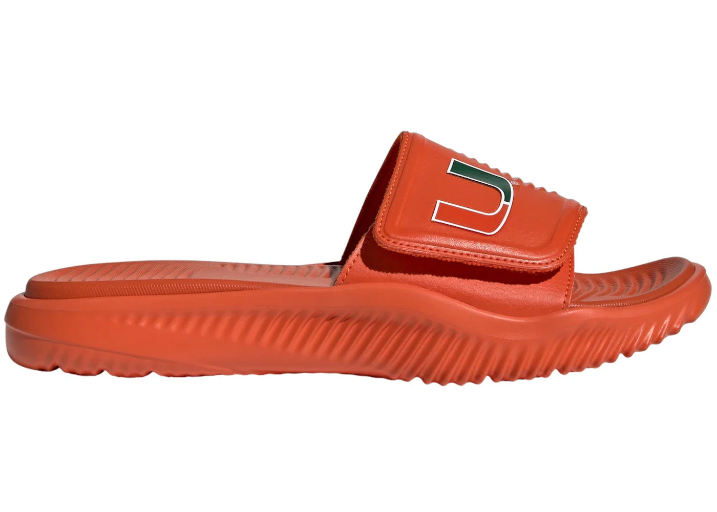 adidas Alphabounce Slide 2.0 Miami Collegiate Orange Dark Green Cloud White