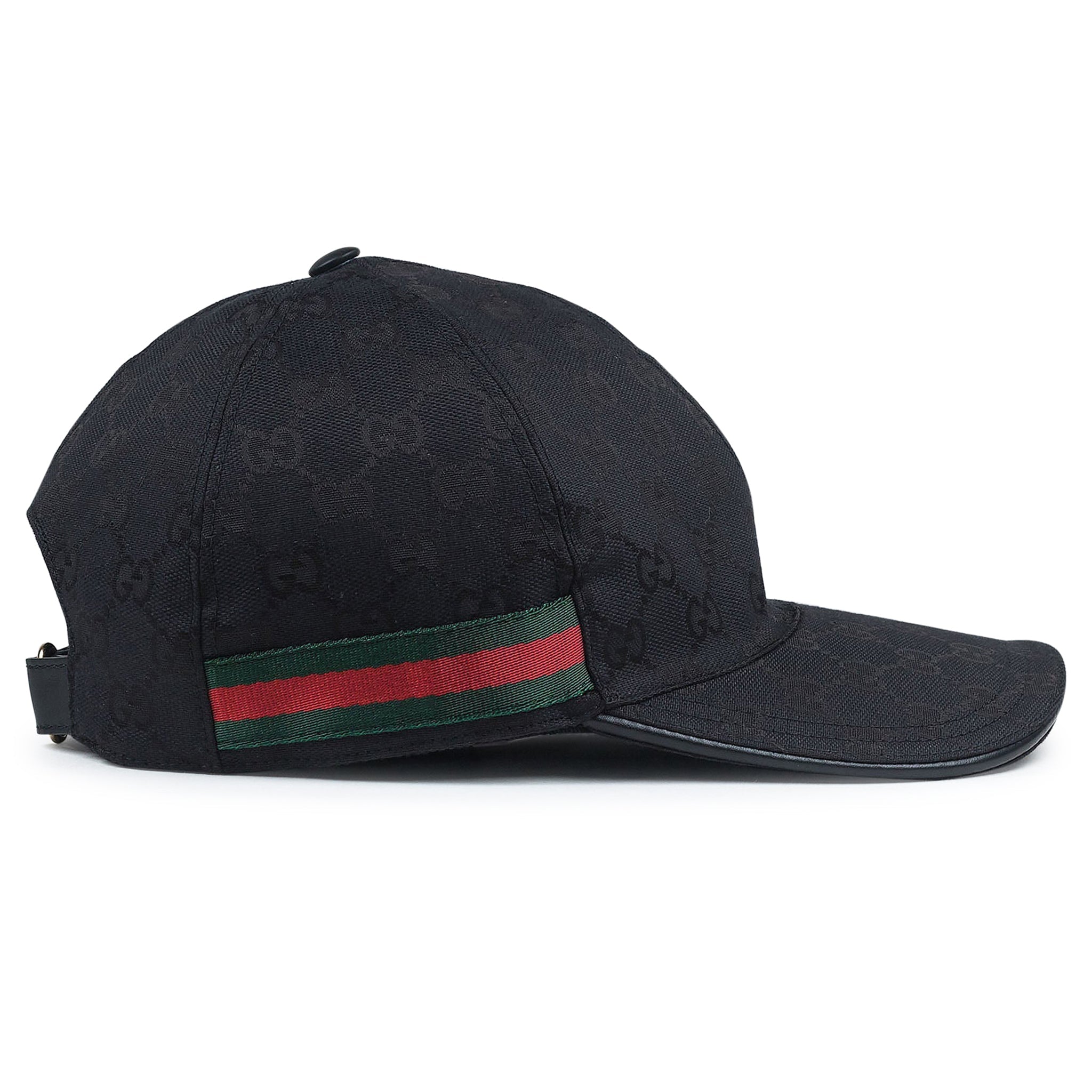 Gucci GG Canvas Black Baseball Cap - view 2