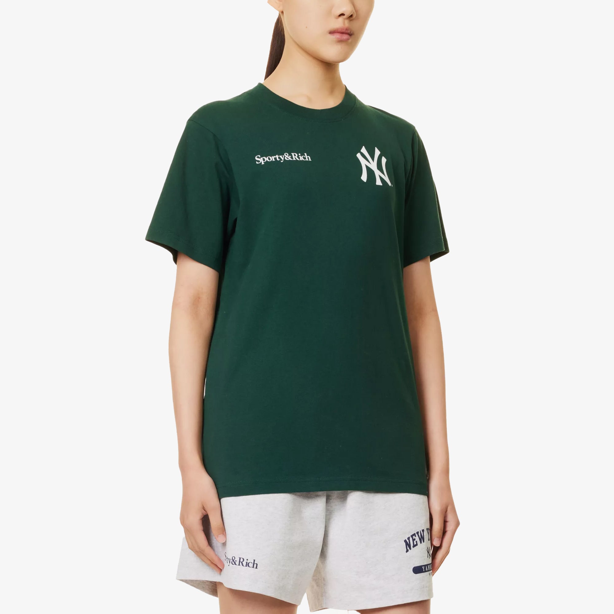 Sporty & Rich | Champions T-shirt { Green - view 2