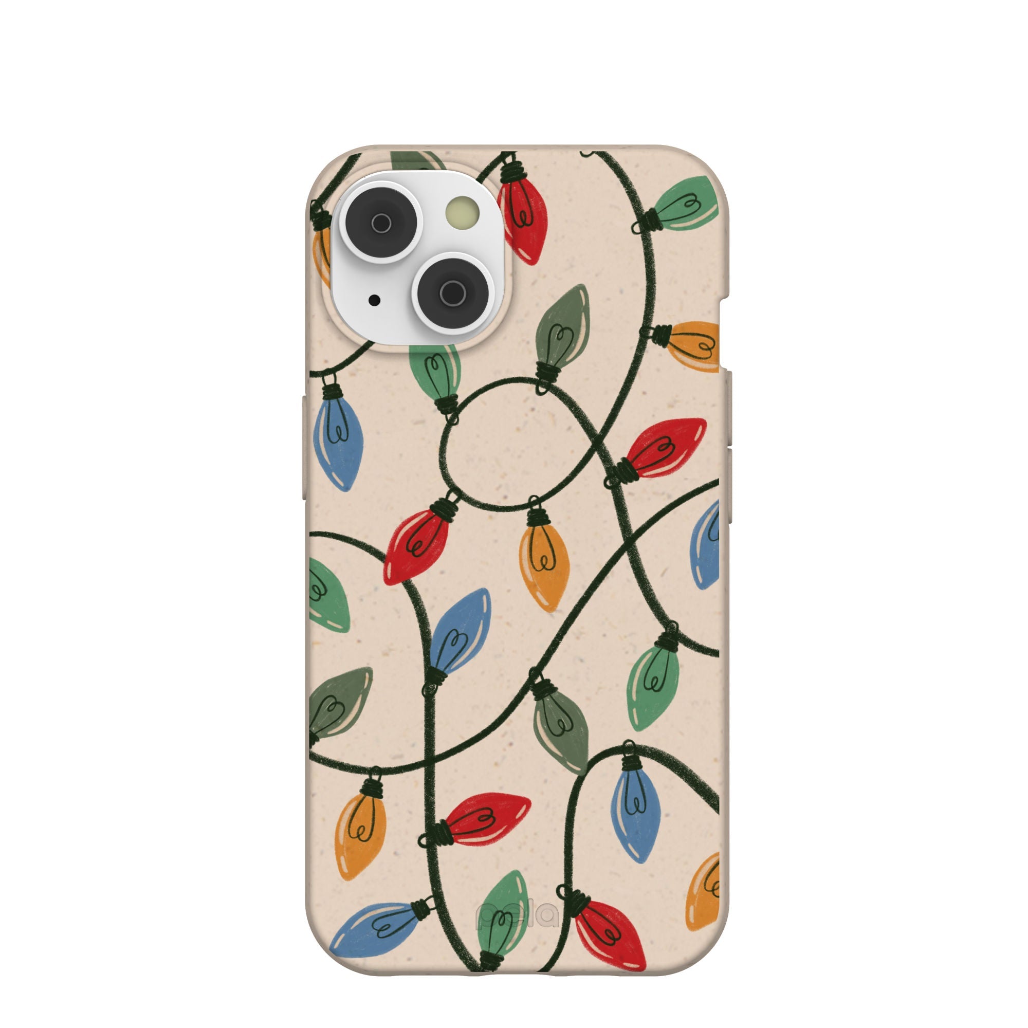 Pela Case Seashell Holiday Lights iPhone 14 Case