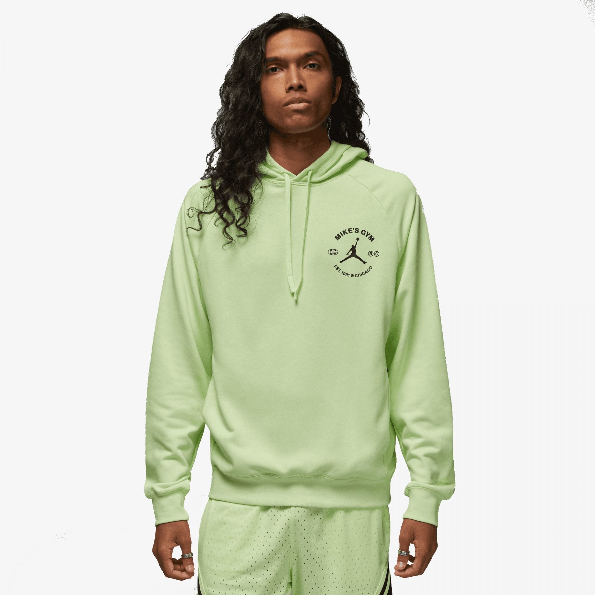 Nike | JORDAN DRI-FIT SPORT BC { LT LIQUID LIME/BLACK - view 6