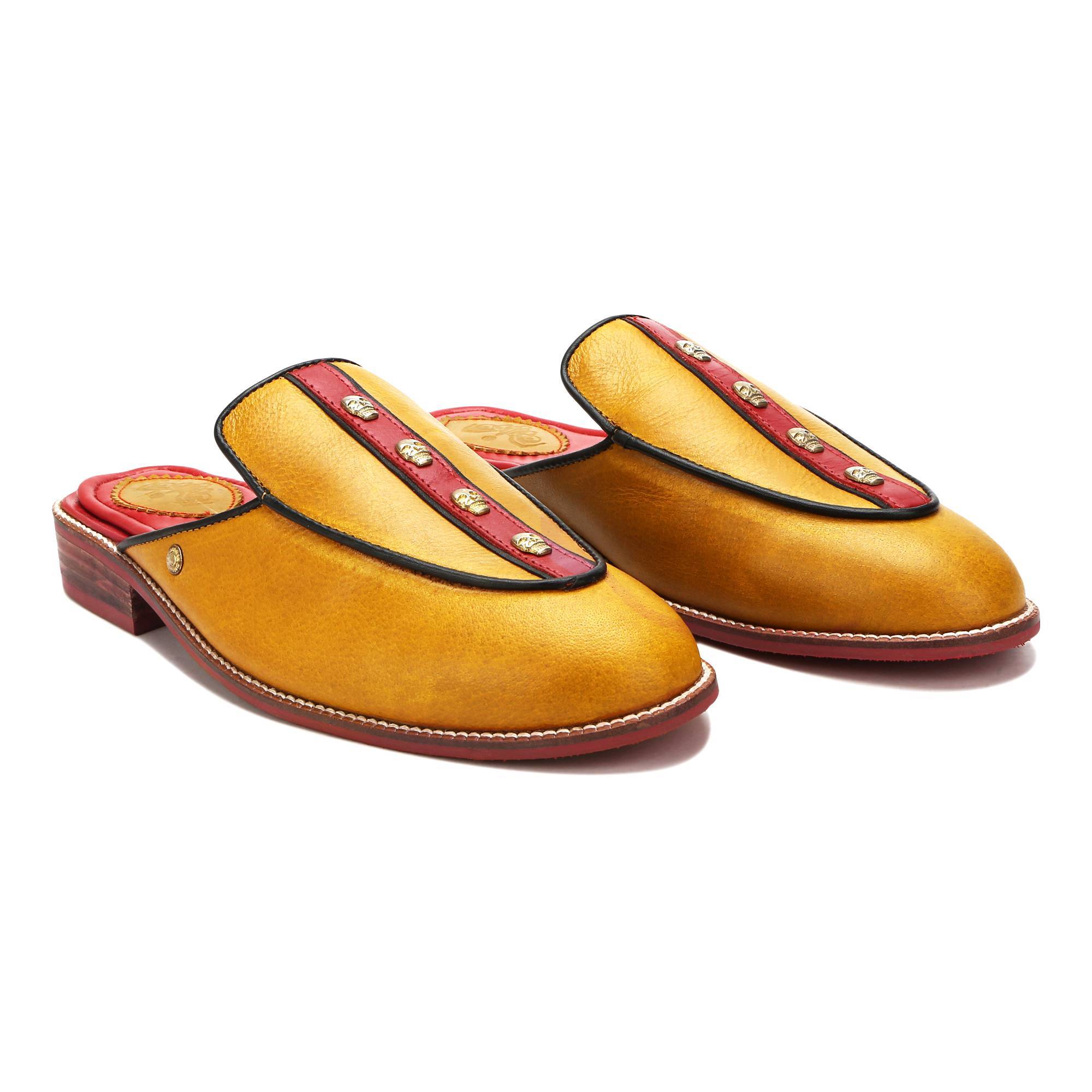 Banjaaran India Cranium Mule for Men – Mustard (discontinued)