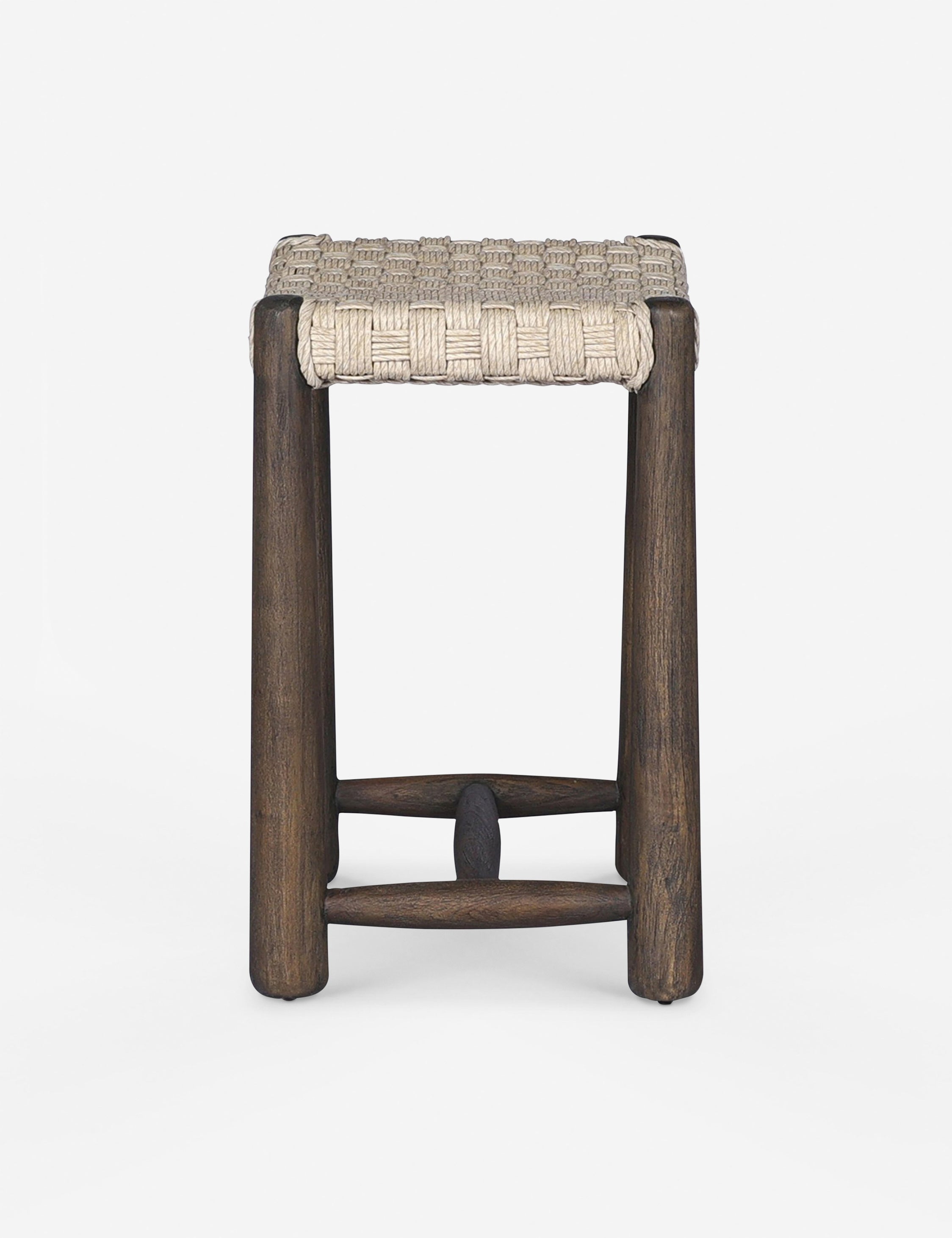Lulu and Georgia Savio Indoor / Outdoor Stool by Amber Lewis x Four Hands - view 9