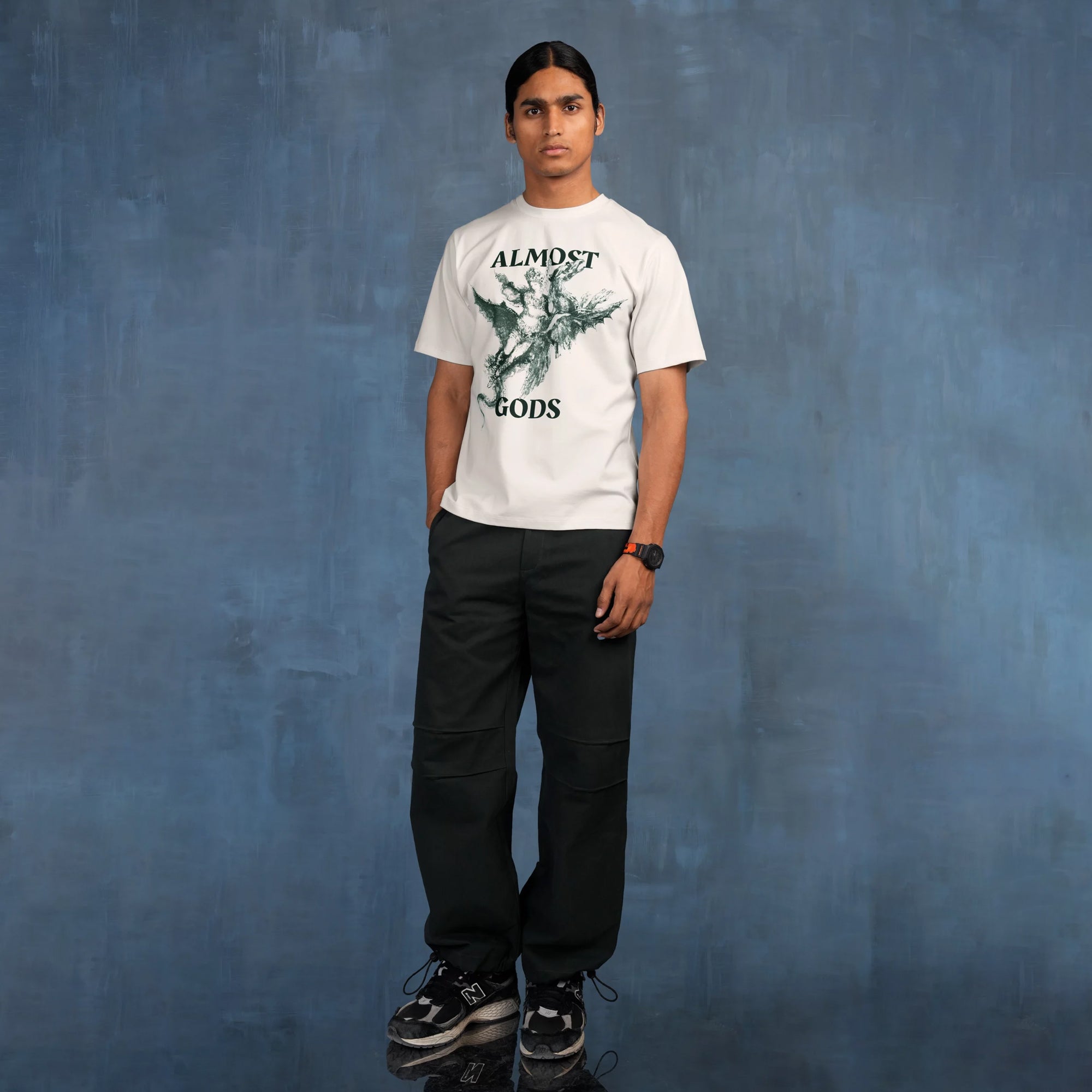 Almost Gods | Dream Of The Orient Relaxed Tee { Off White - view 7