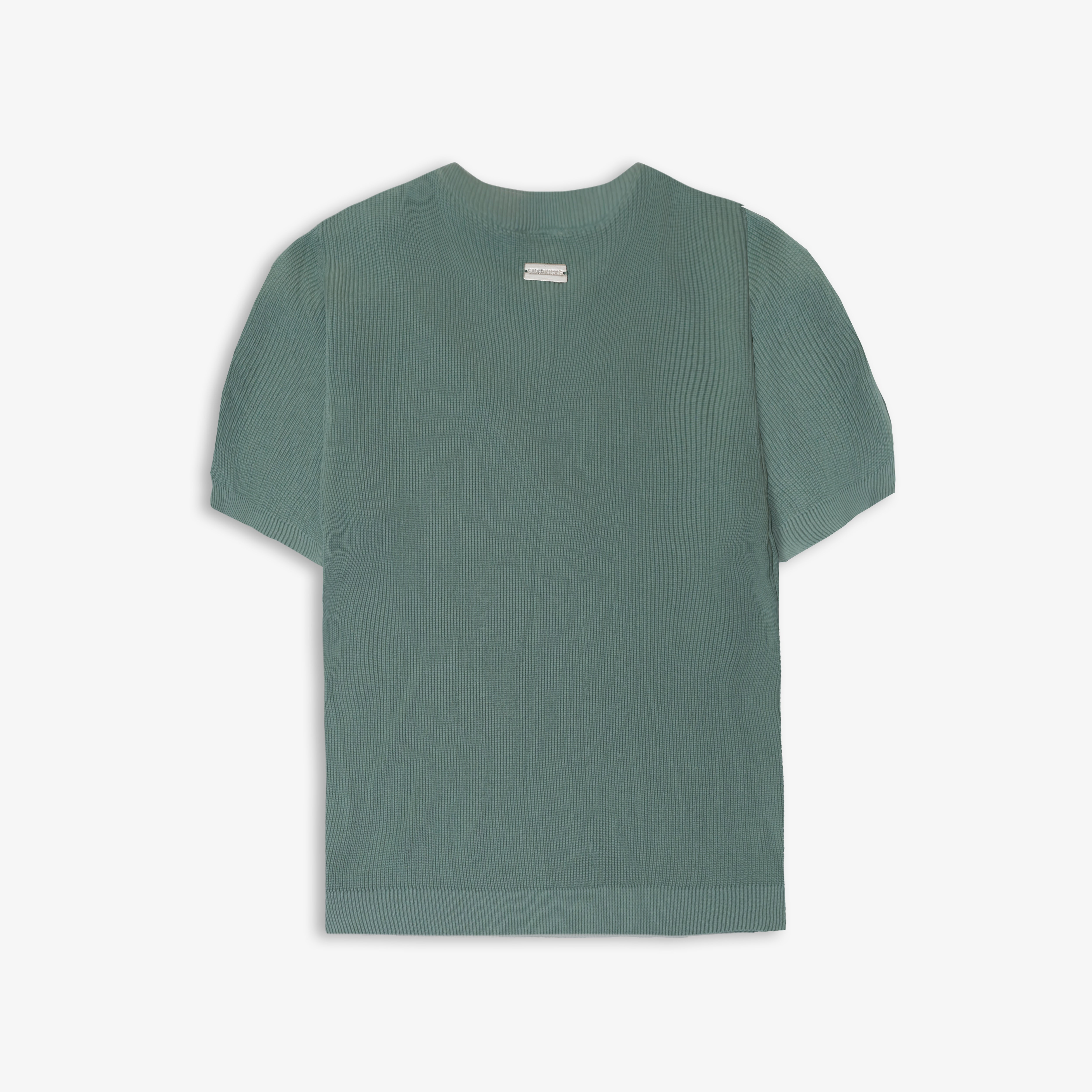 Superkicks | Ribbed Tee { Green - view 2