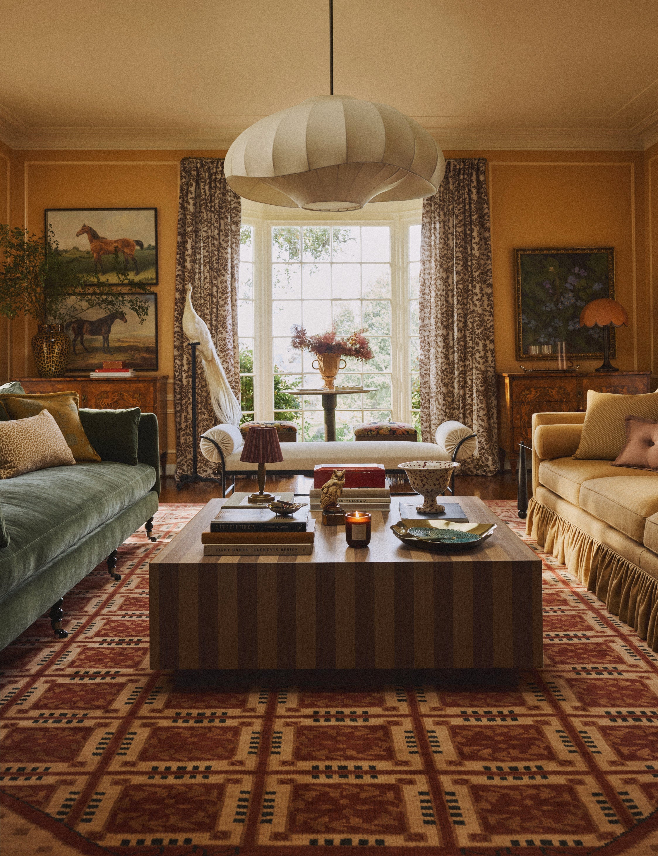 Lulu and Georgia Braud Hand-Knotted Wool Rug – Brick - view 2