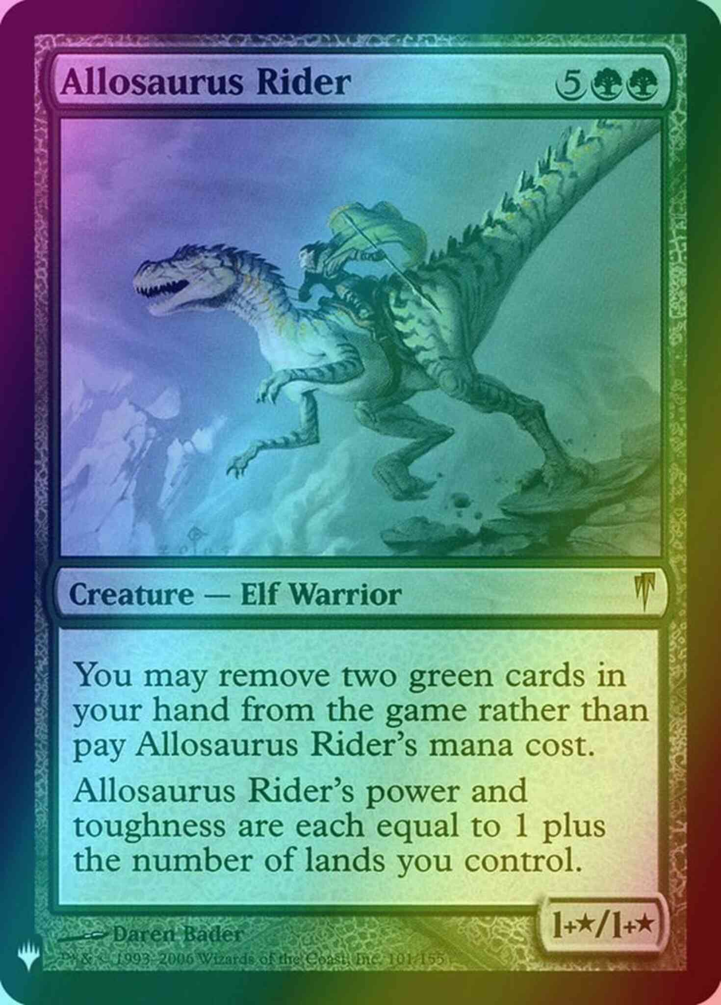 Allosaurus rider csp-101 – Magic Allosaurus Rider [CSP-101] [The List] [Foil]